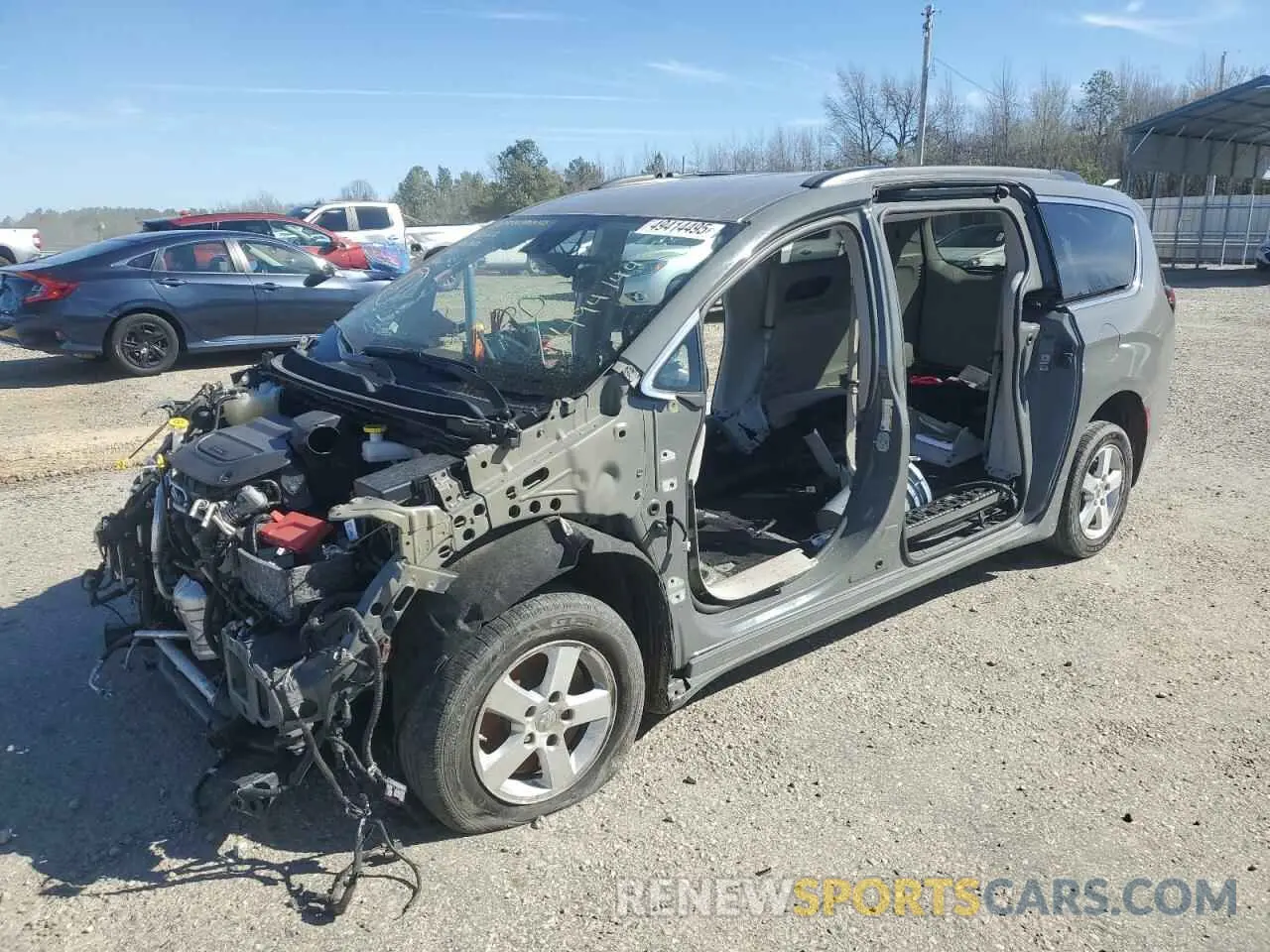 1 Photograph of a damaged car 2C4RC1BG8NR133262 CHRYSLER PACIFICA 2022