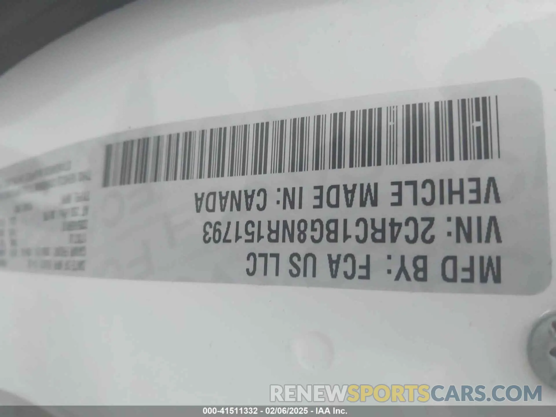 9 Photograph of a damaged car 2C4RC1BG8NR151793 CHRYSLER PACIFICA 2022