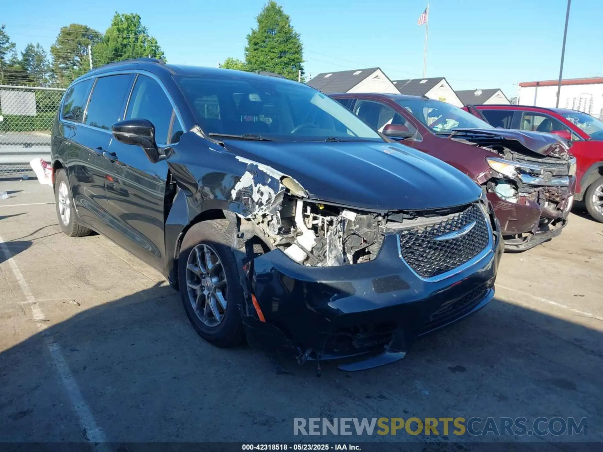 1 Photograph of a damaged car 2C4RC1BG9NR117538 CHRYSLER PACIFICA 2022