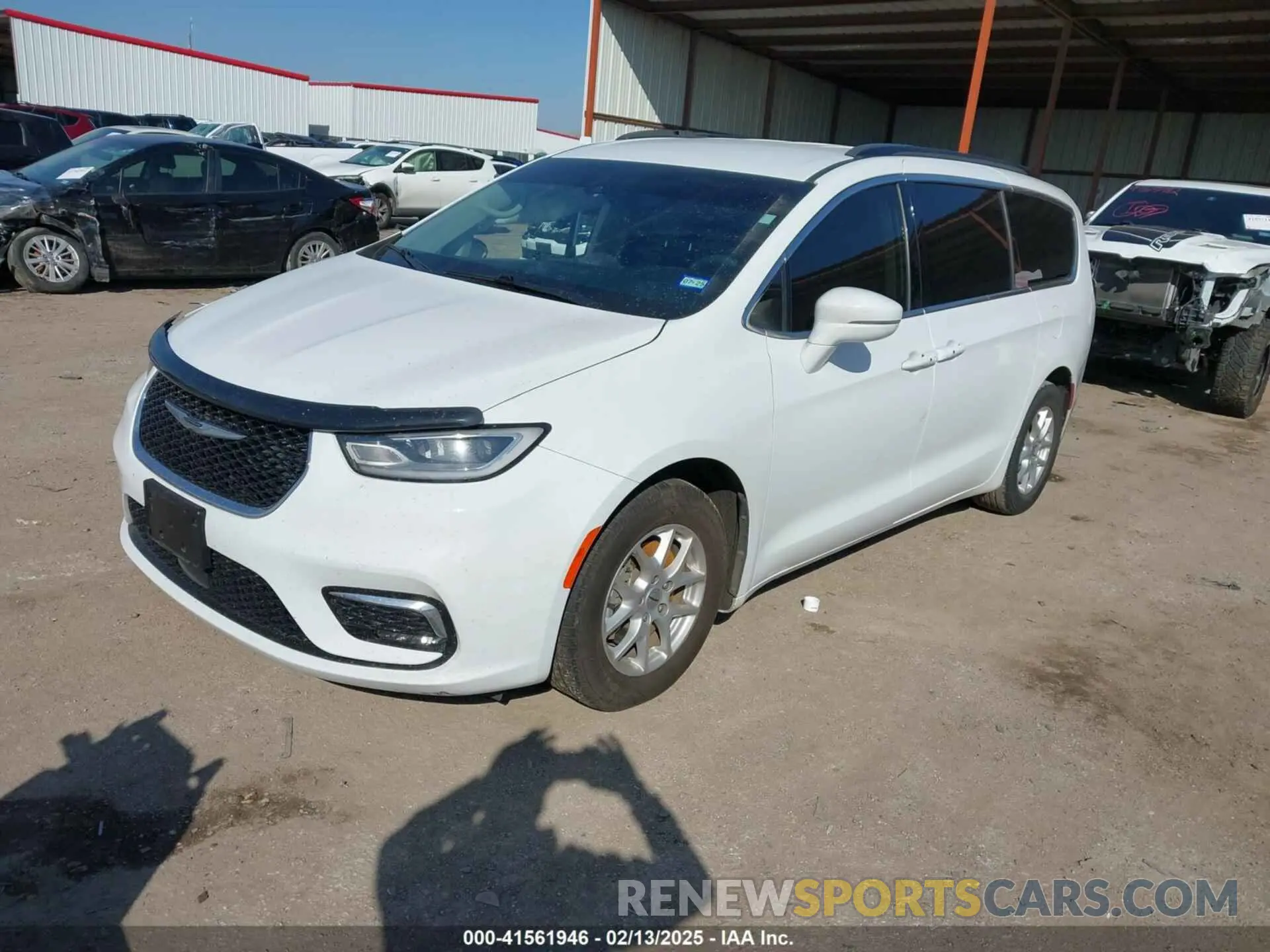 2 Photograph of a damaged car 2C4RC1BG9NR140561 CHRYSLER PACIFICA 2022