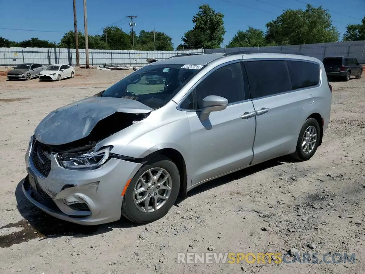 1 Photograph of a damaged car 2C4RC1FGXNR187964 CHRYSLER PACIFICA 2022