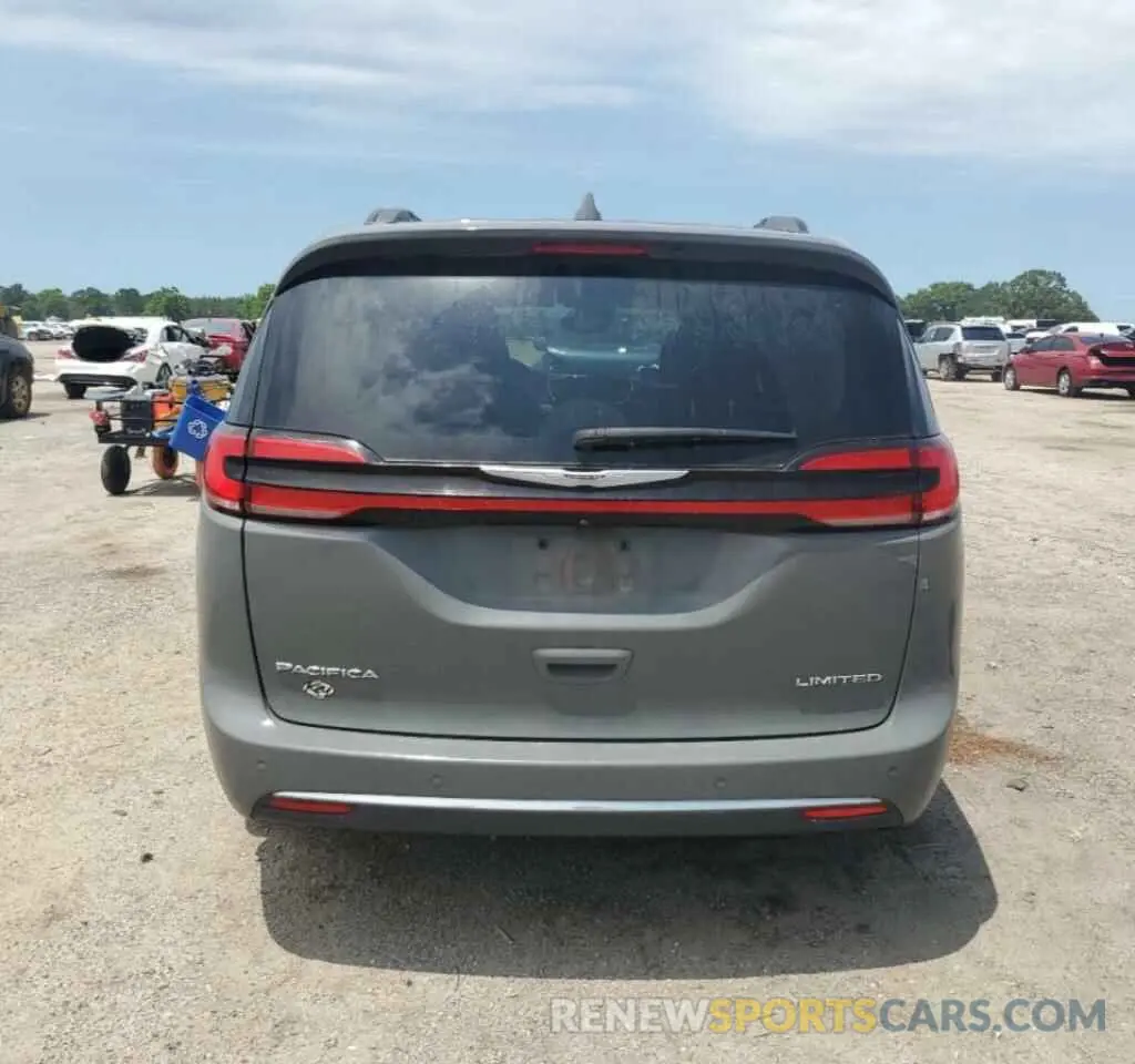 6 Photograph of a damaged car 2C4RC1GG3NR114854 CHRYSLER PACIFICA 2022