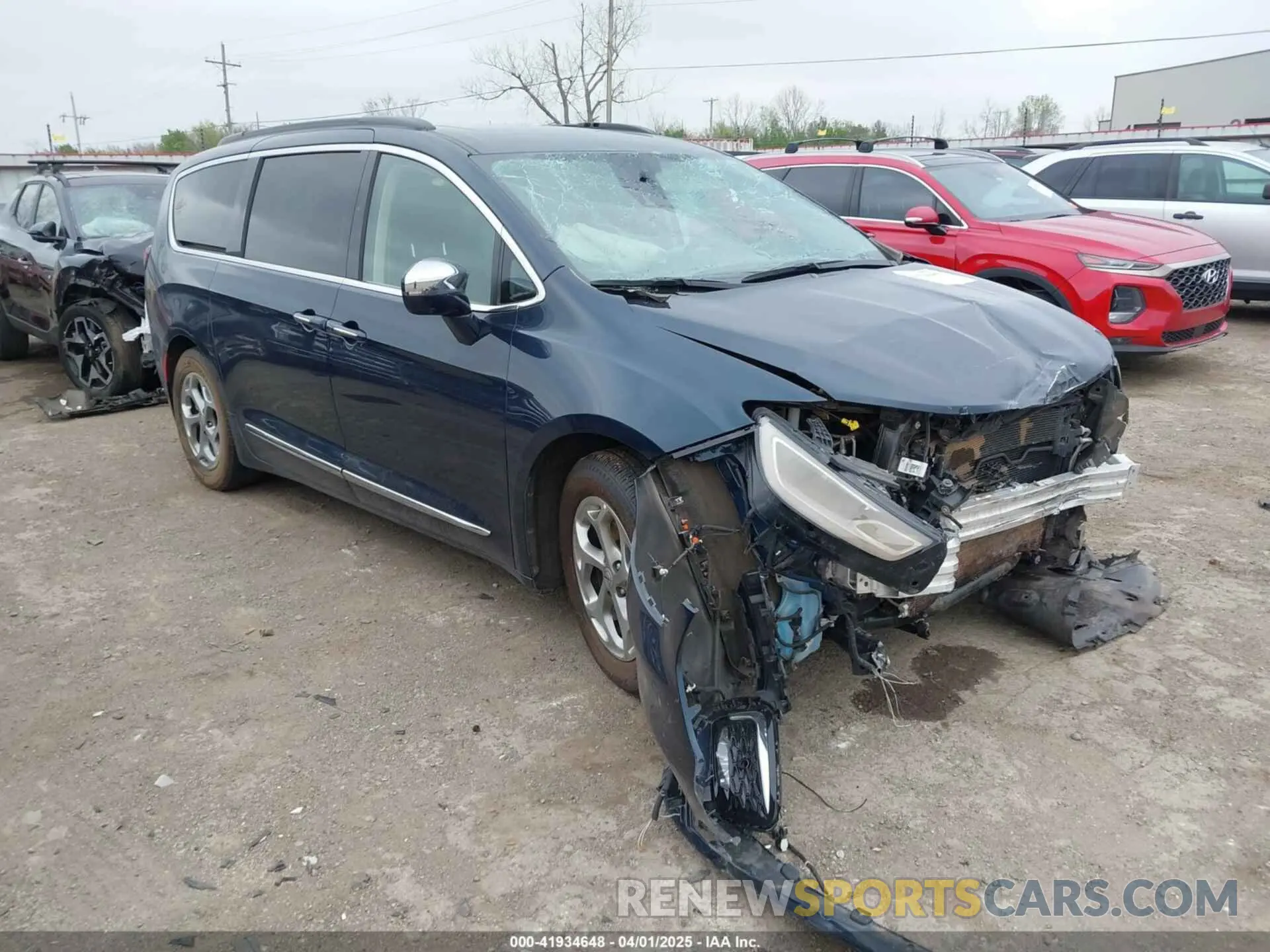 1 Photograph of a damaged car 2C4RC1GG4NR139407 CHRYSLER PACIFICA 2022