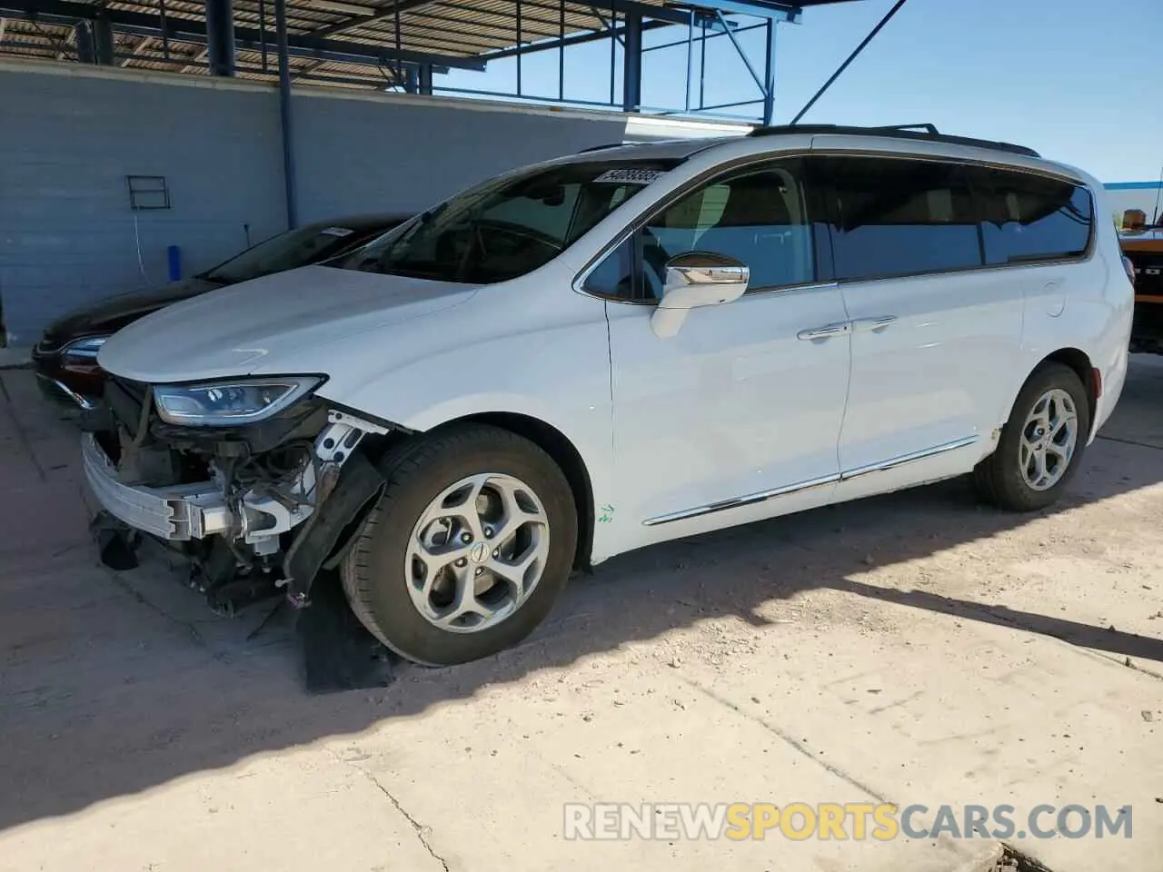 1 Photograph of a damaged car 2C4RC1GG5NR182427 CHRYSLER PACIFICA 2022