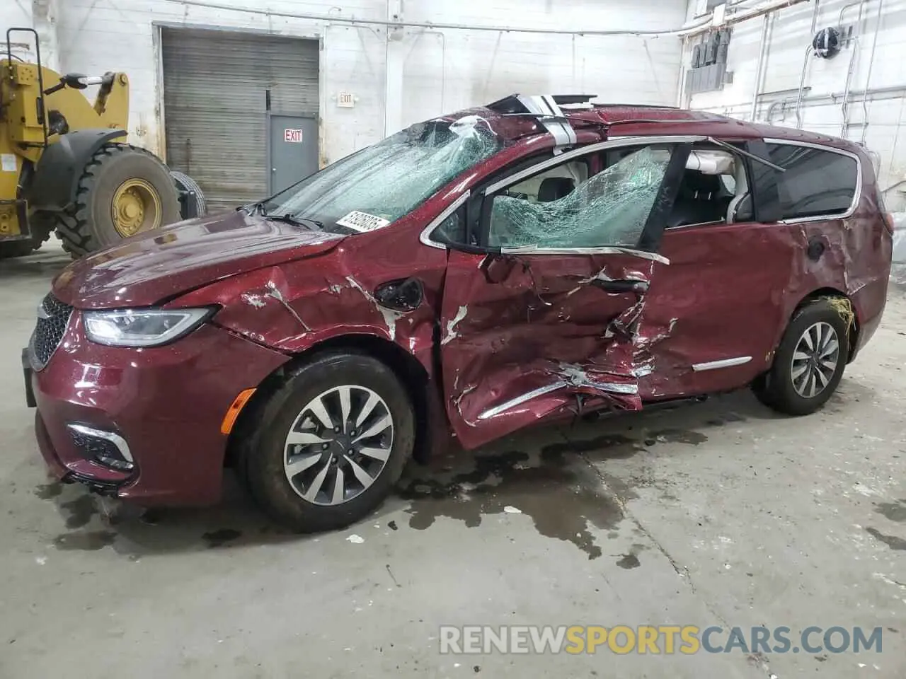 1 Photograph of a damaged car 2C4RC1S70NR183573 CHRYSLER PACIFICA 2022
