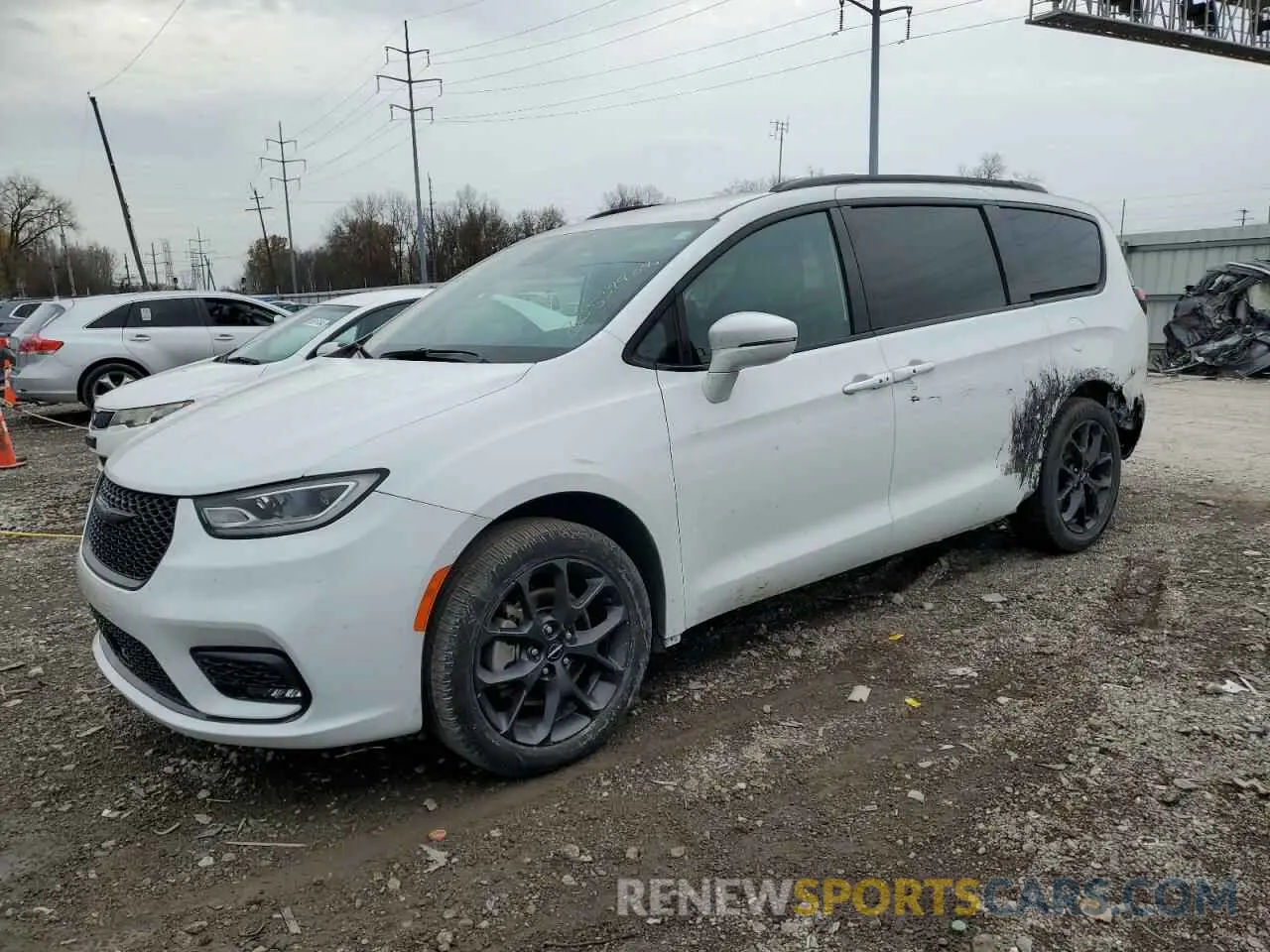 1 Photograph of a damaged car 2C4RC3BG1NR140114 CHRYSLER PACIFICA 2022