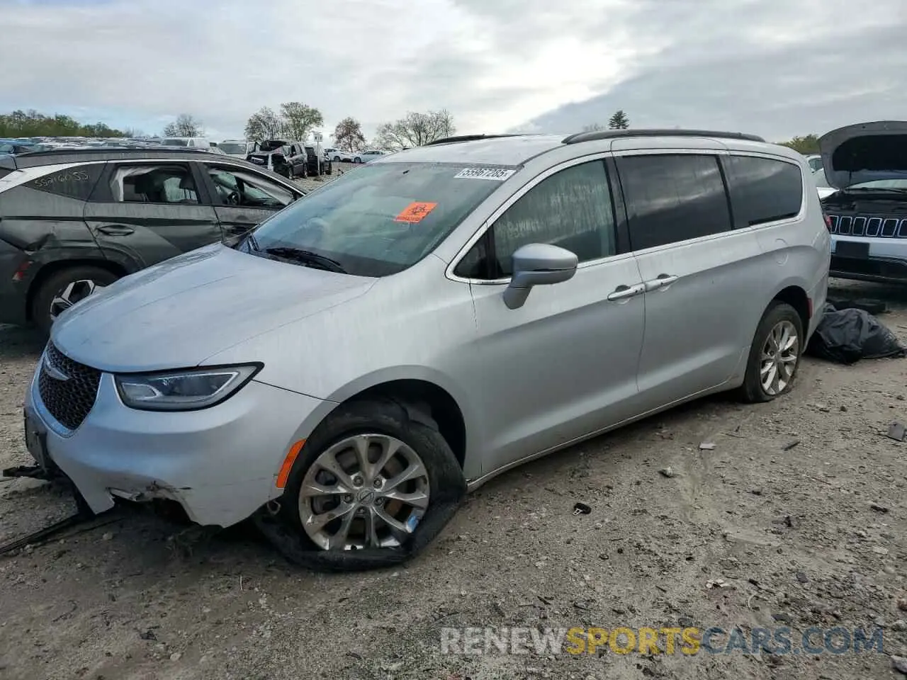 1 Photograph of a damaged car 2C4RC3BG9NR161471 CHRYSLER PACIFICA 2022