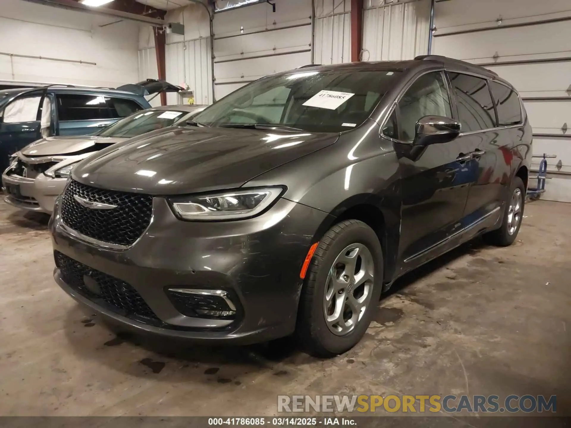 2 Photograph of a damaged car 2C4RC3GG7NR222826 CHRYSLER PACIFICA 2022
