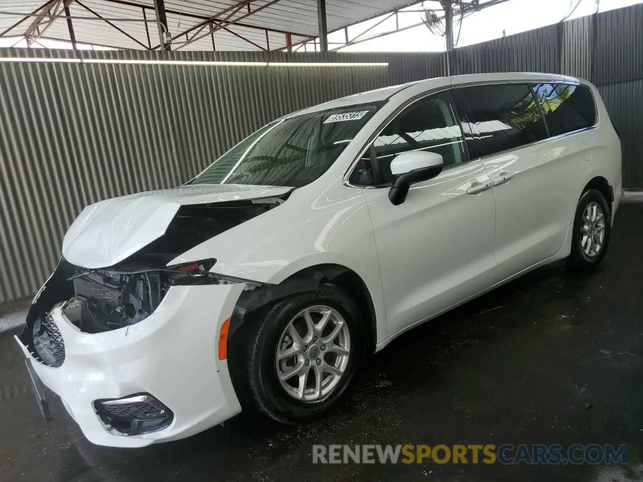 1 Photograph of a damaged car 2C4RC1BG0PR578467 CHRYSLER PACIFICA 2023