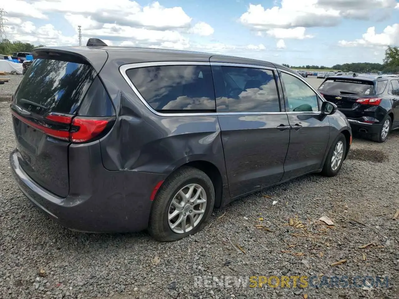 3 Photograph of a damaged car 2C4RC1BG1PR531092 CHRYSLER PACIFICA 2023