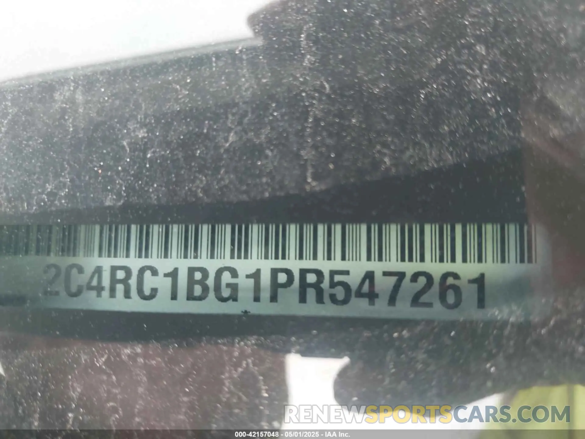 9 Photograph of a damaged car 2C4RC1BG1PR547261 CHRYSLER PACIFICA 2023
