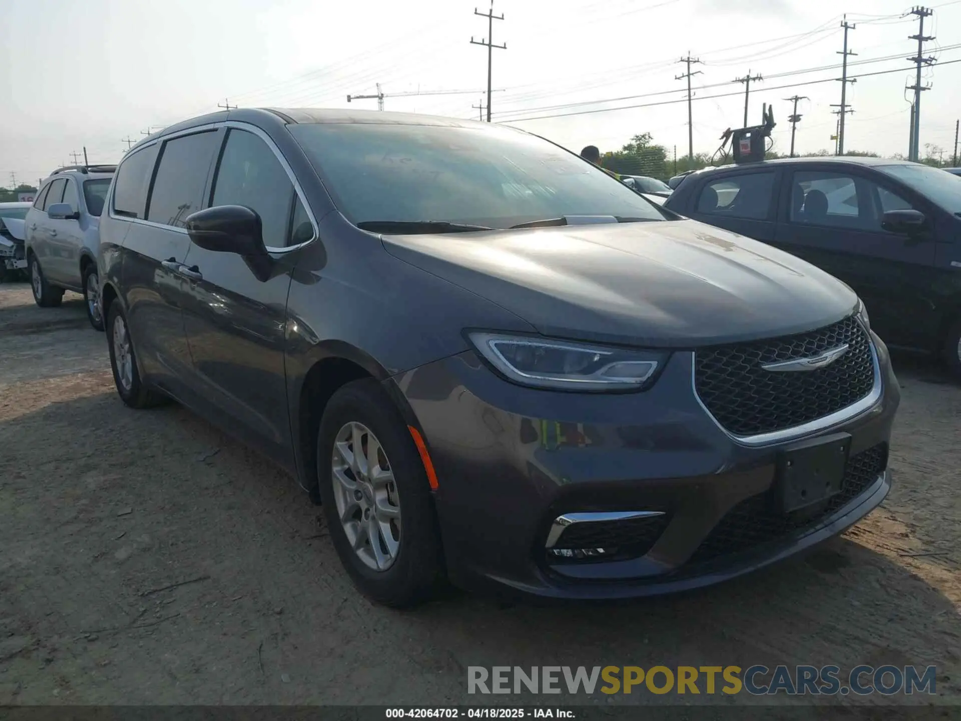 1 Photograph of a damaged car 2C4RC1BG4PR577502 CHRYSLER PACIFICA 2023