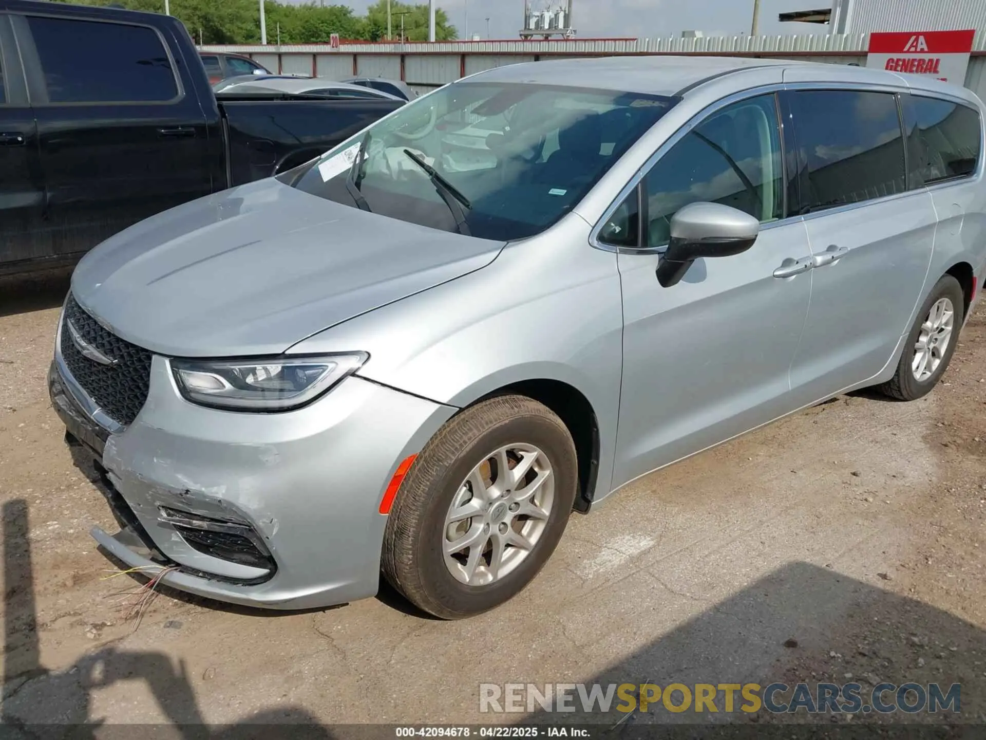 2 Photograph of a damaged car 2C4RC1BG4PR594204 CHRYSLER PACIFICA 2023