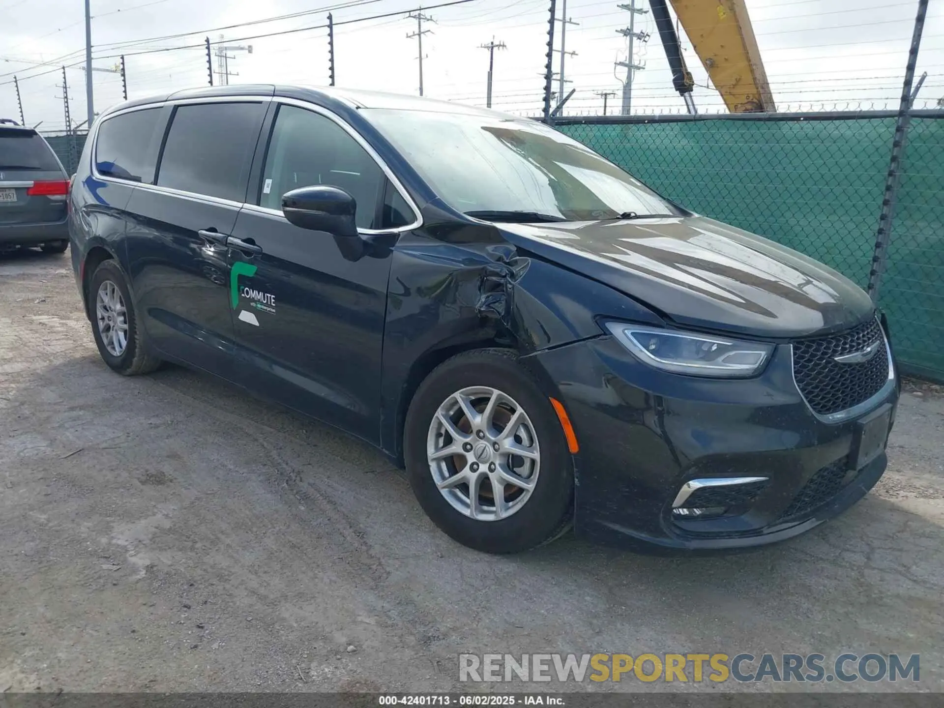 1 Photograph of a damaged car 2C4RC1BG4PR628092 CHRYSLER PACIFICA 2023