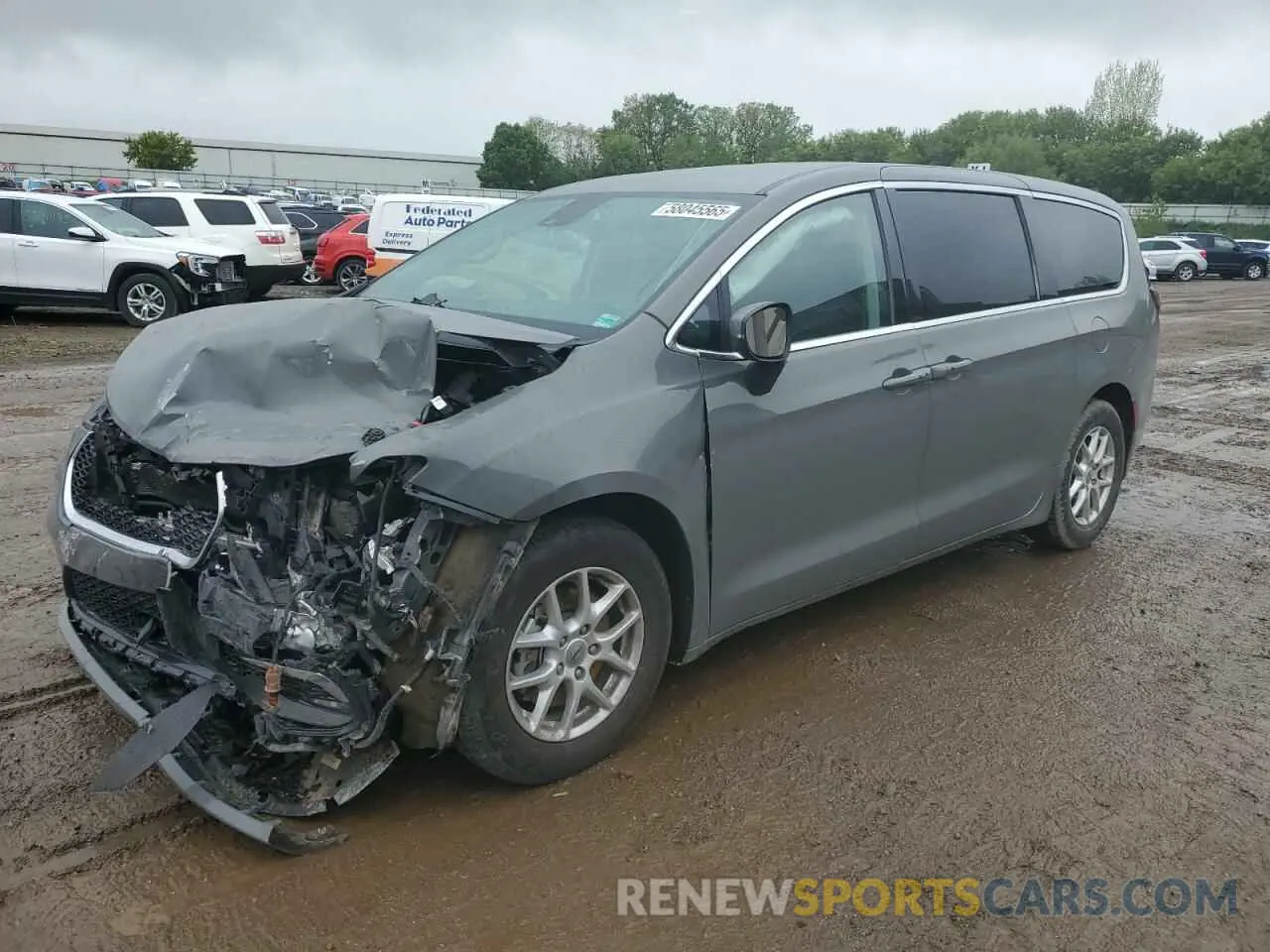 1 Photograph of a damaged car 2C4RC1BG5PR509080 CHRYSLER PACIFICA 2023