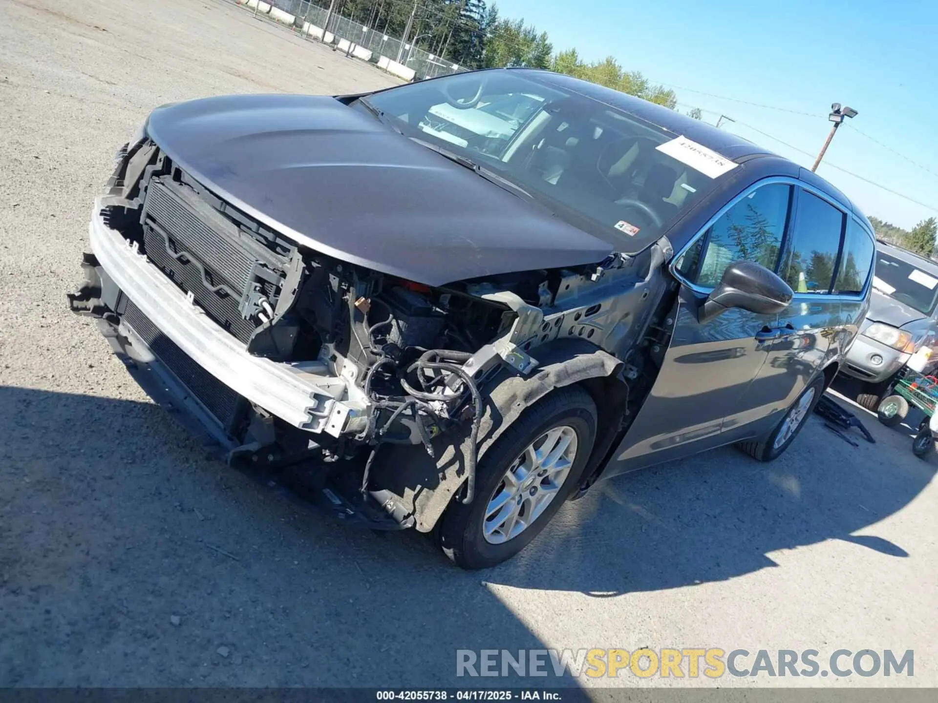 2 Photograph of a damaged car 2C4RC1BG5PR550499 CHRYSLER PACIFICA 2023