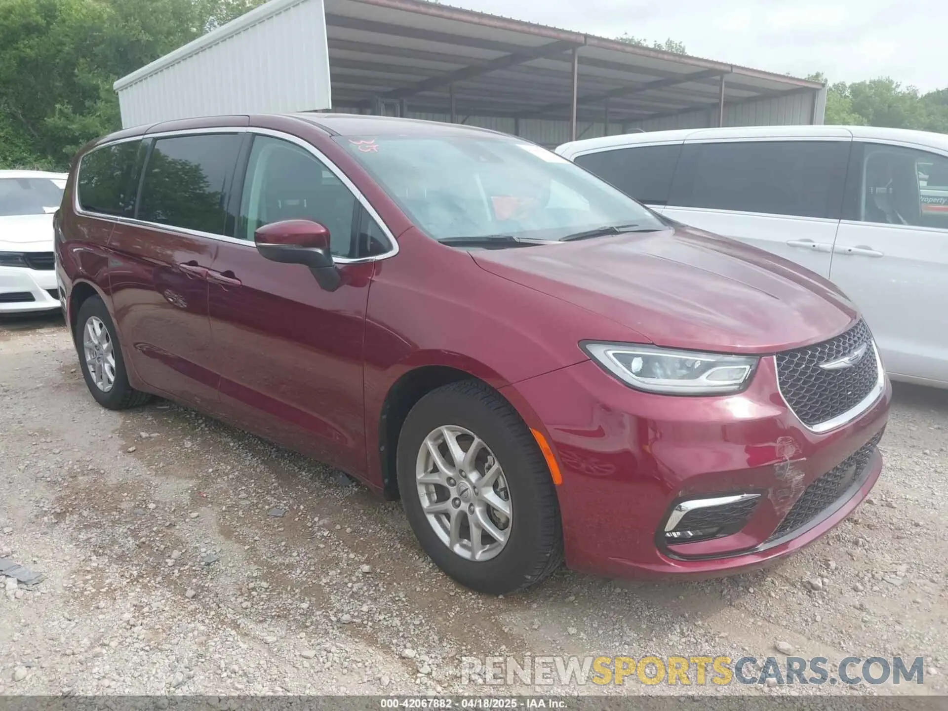 1 Photograph of a damaged car 2C4RC1BG5PR578223 CHRYSLER PACIFICA 2023