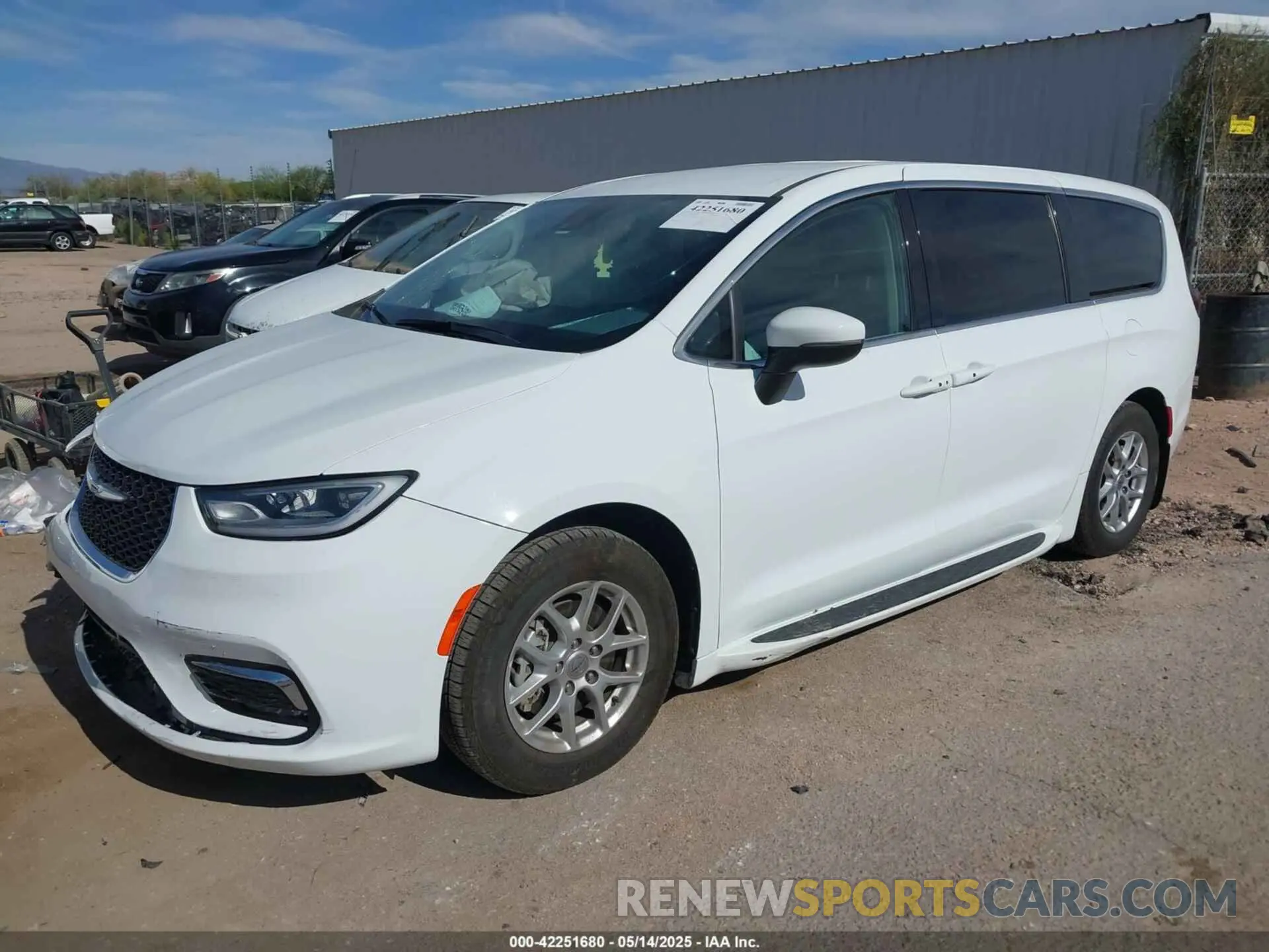 2 Photograph of a damaged car 2C4RC1BG6PR531640 CHRYSLER PACIFICA 2023