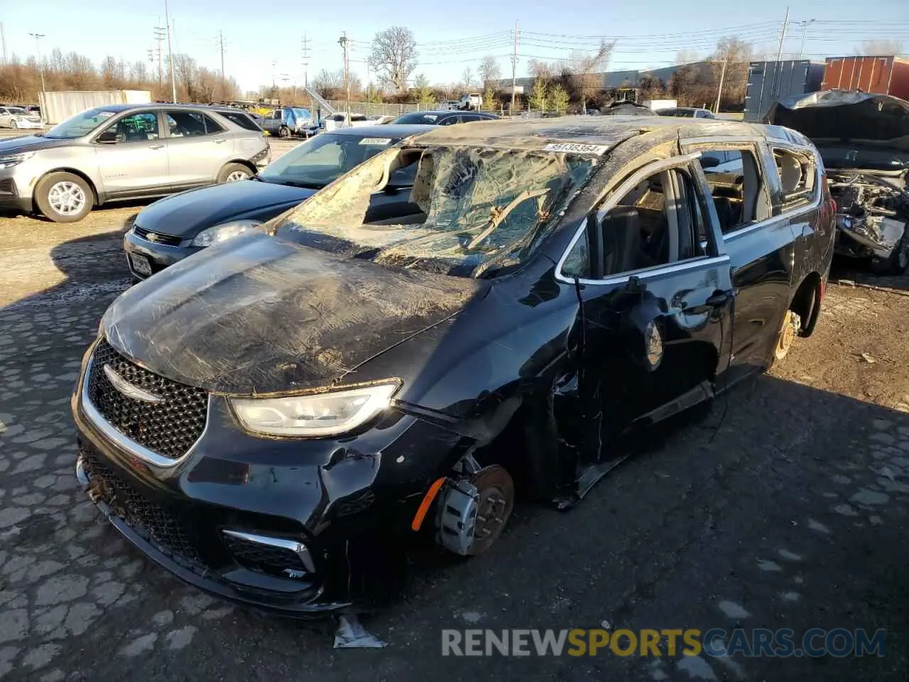 1 Photograph of a damaged car 2C4RC1BG7PR573900 CHRYSLER PACIFICA 2023