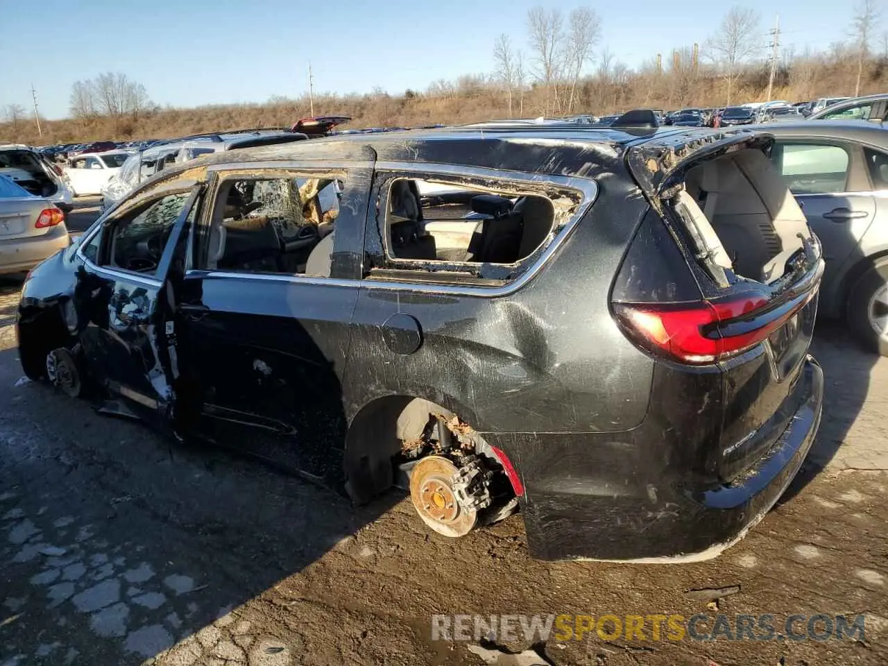 2 Photograph of a damaged car 2C4RC1BG7PR573900 CHRYSLER PACIFICA 2023