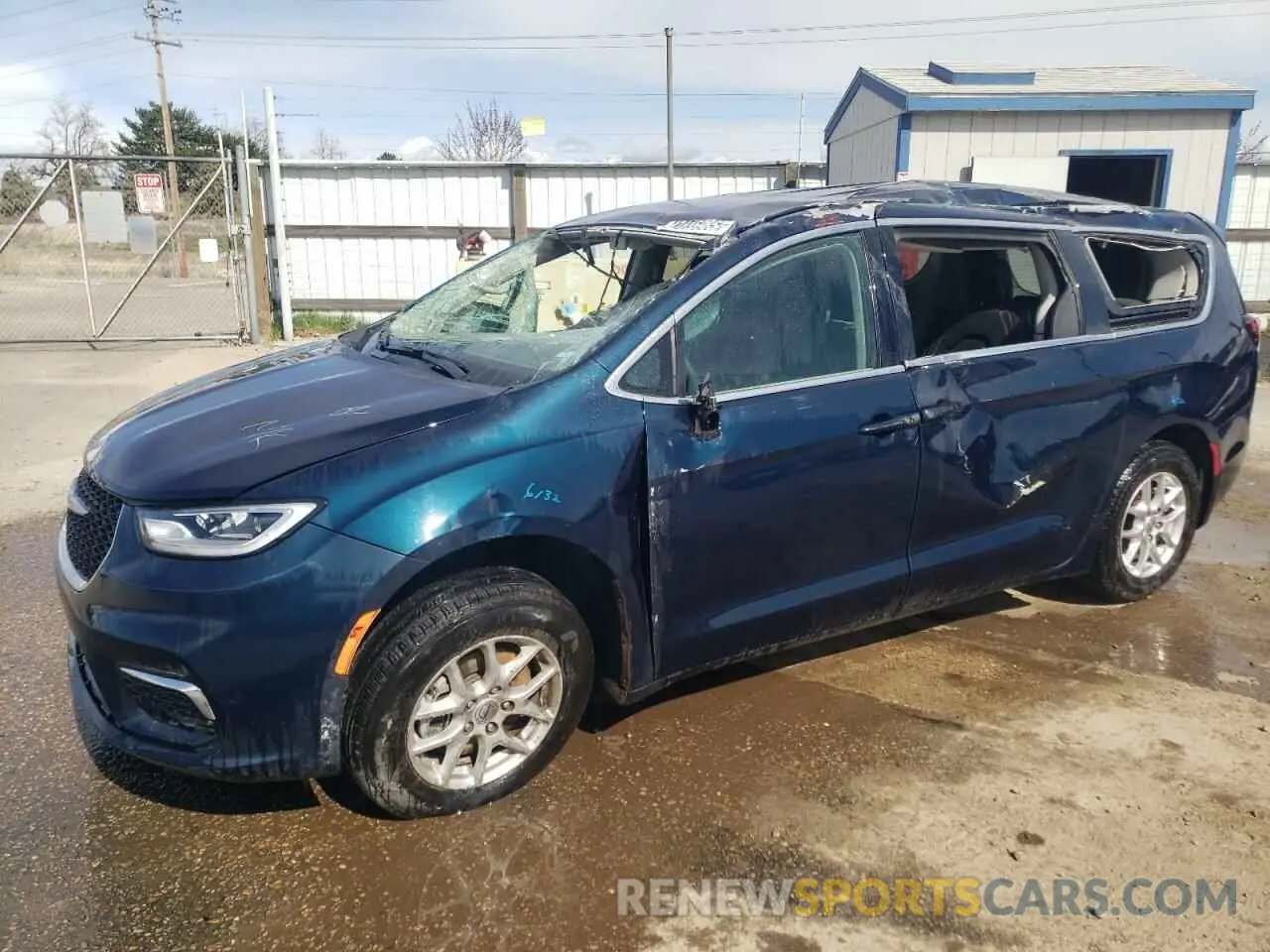 1 Photograph of a damaged car 2C4RC1BG7PR578384 CHRYSLER PACIFICA 2023