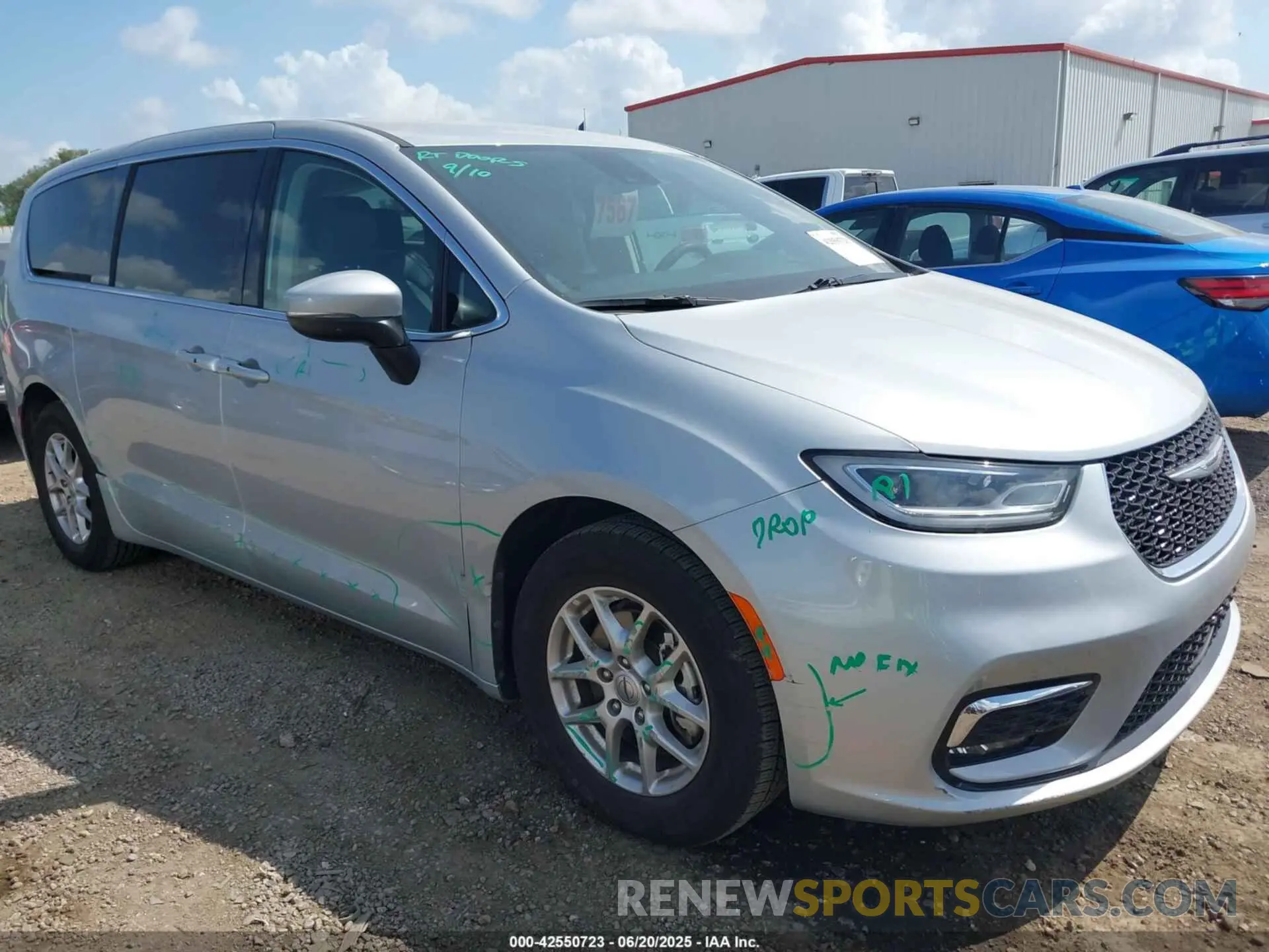 1 Photograph of a damaged car 2C4RC1BG7PR624229 CHRYSLER PACIFICA 2023