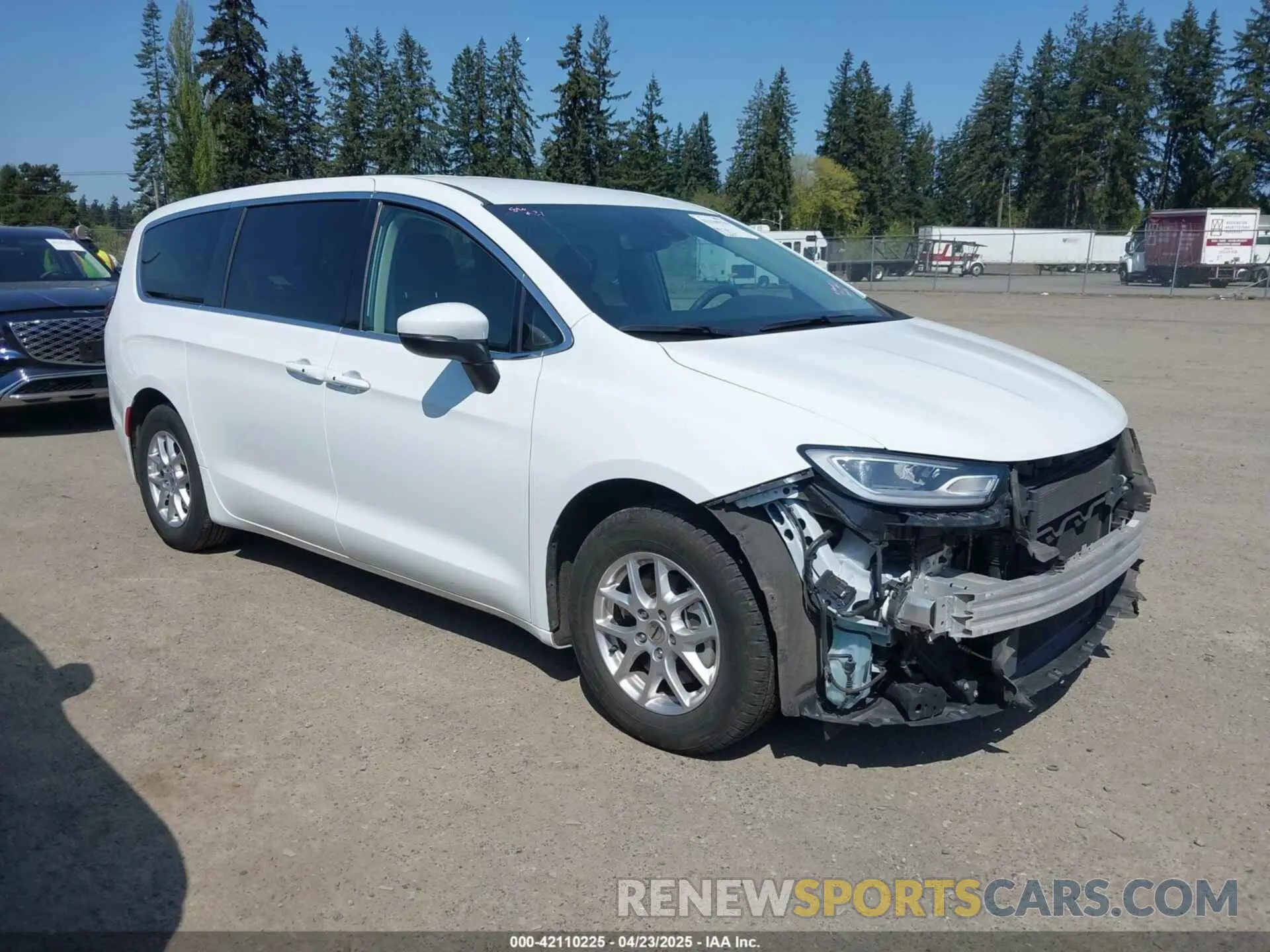 1 Photograph of a damaged car 2C4RC1BG8PR560119 CHRYSLER PACIFICA 2023