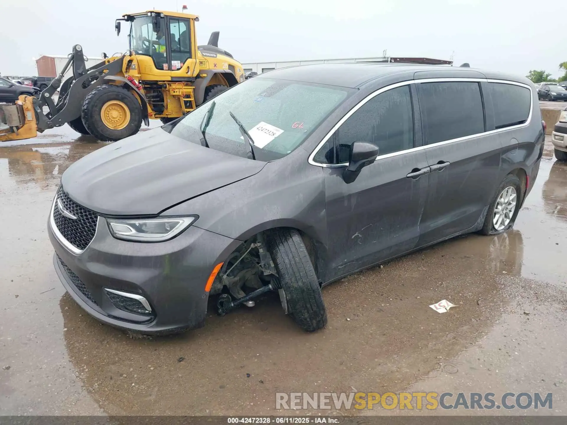 2 Photograph of a damaged car 2C4RC1BG9PR505260 CHRYSLER PACIFICA 2023