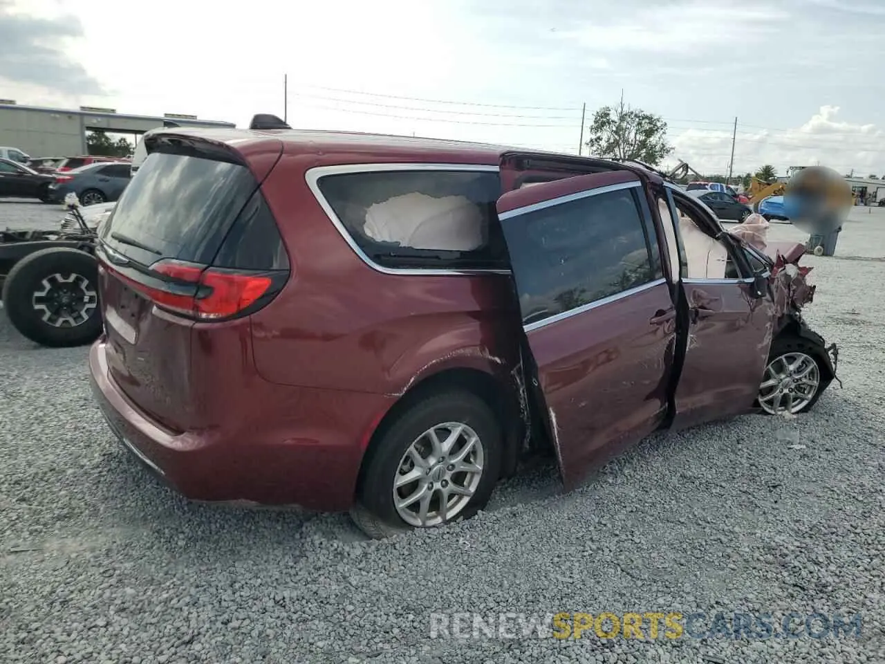 3 Photograph of a damaged car 2C4RC1BGXPR574068 CHRYSLER PACIFICA 2023