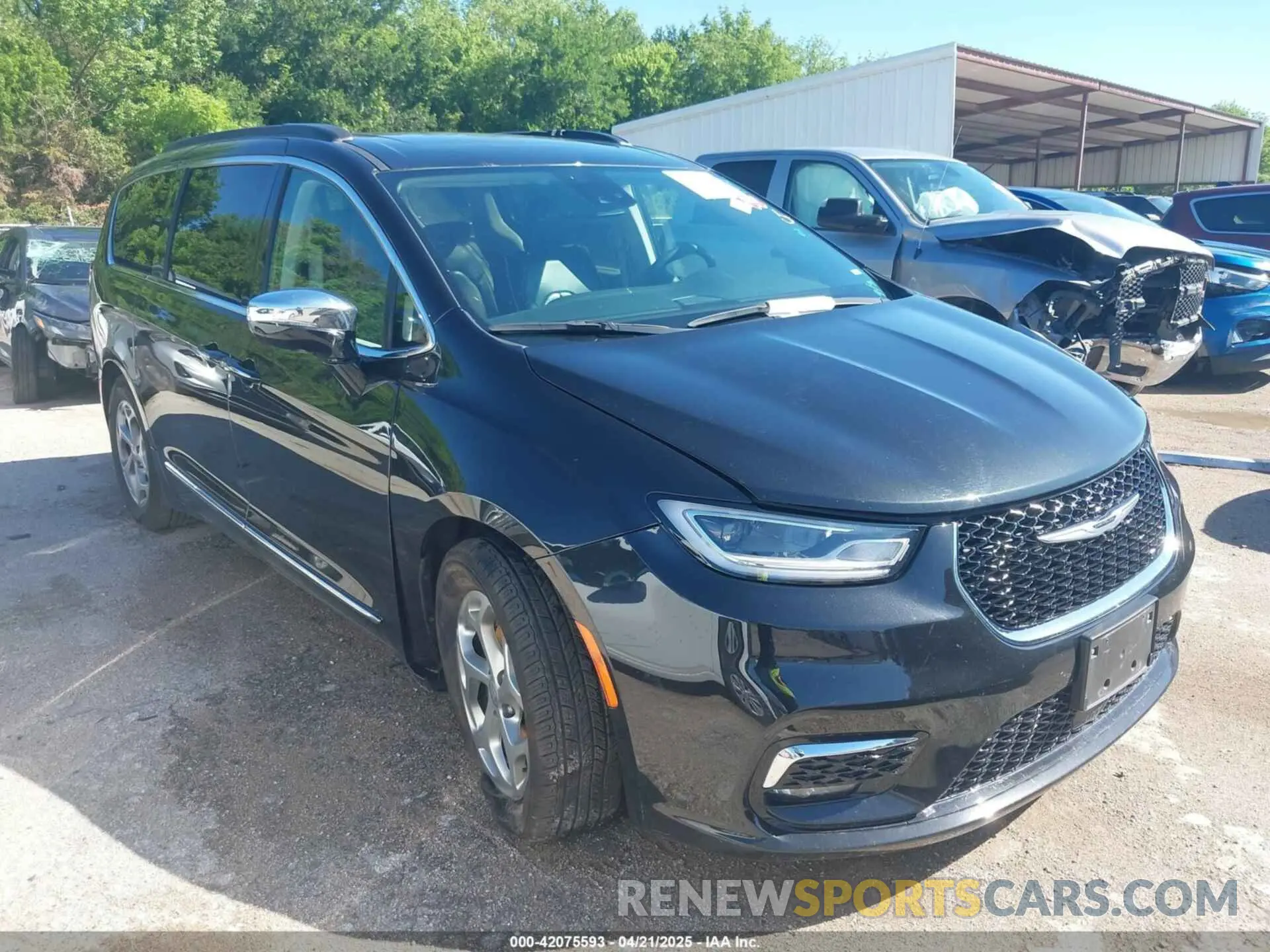 1 Photograph of a damaged car 2C4RC1GG0PR582107 CHRYSLER PACIFICA 2023