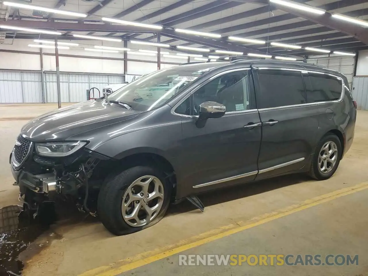 1 Photograph of a damaged car 2C4RC1GG1PR576574 CHRYSLER PACIFICA 2023