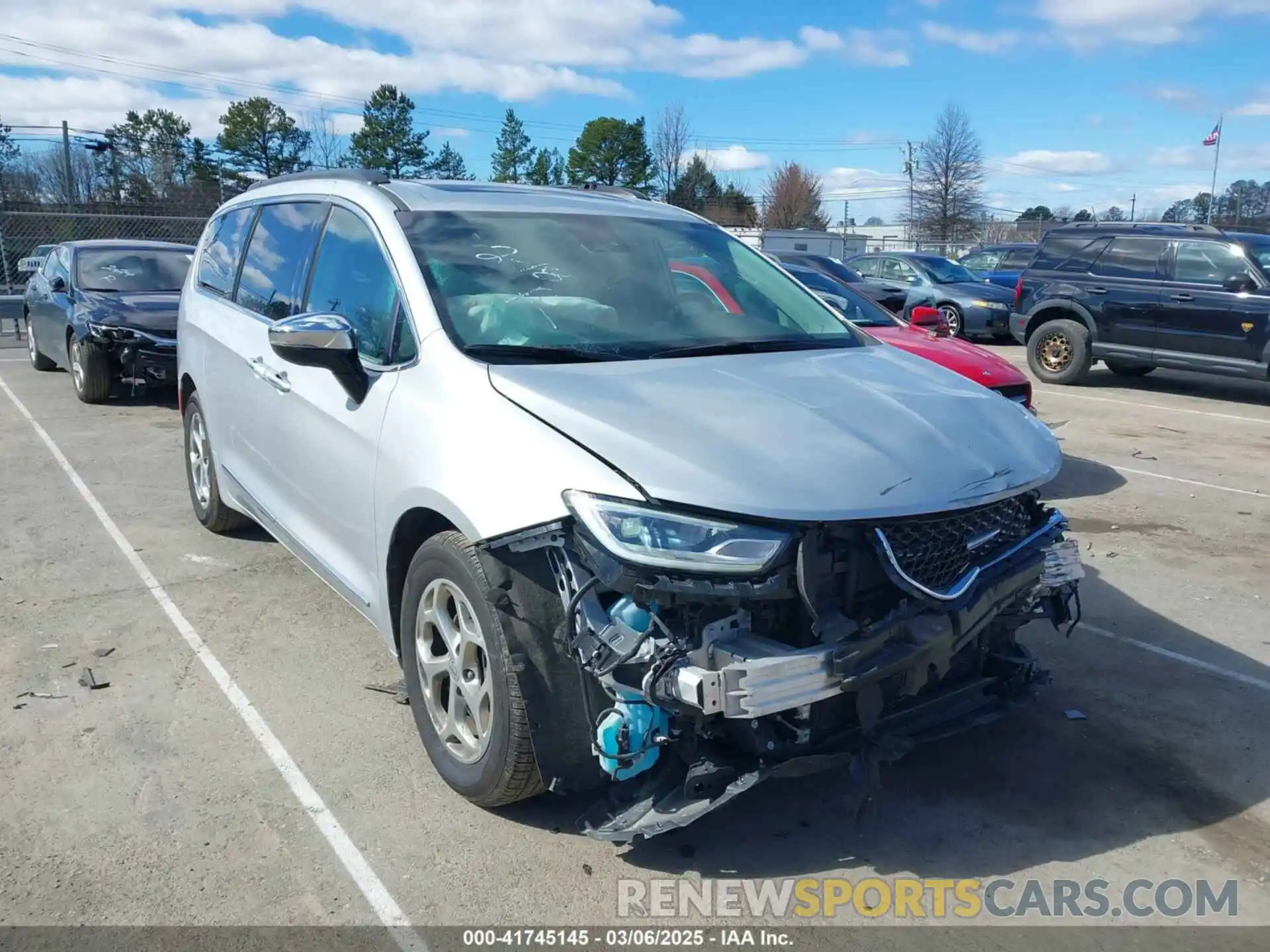 1 Photograph of a damaged car 2C4RC1GG1PR586683 CHRYSLER PACIFICA 2023