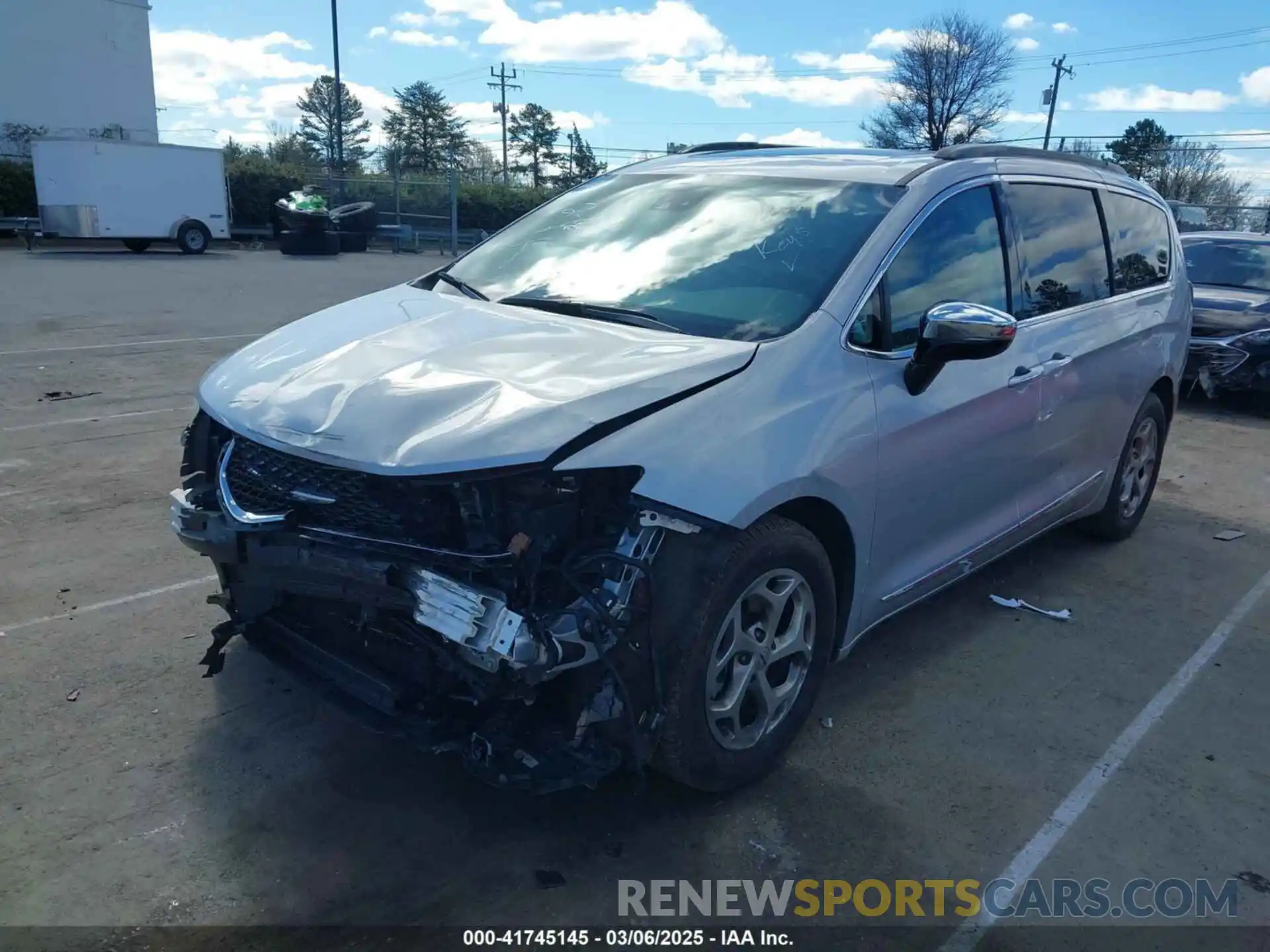 2 Photograph of a damaged car 2C4RC1GG1PR586683 CHRYSLER PACIFICA 2023