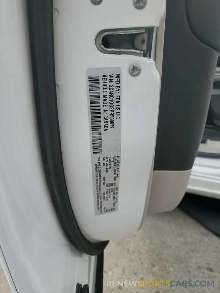 13 Photograph of a damaged car 2C4RC1GG2PR530879 CHRYSLER PACIFICA 2023
