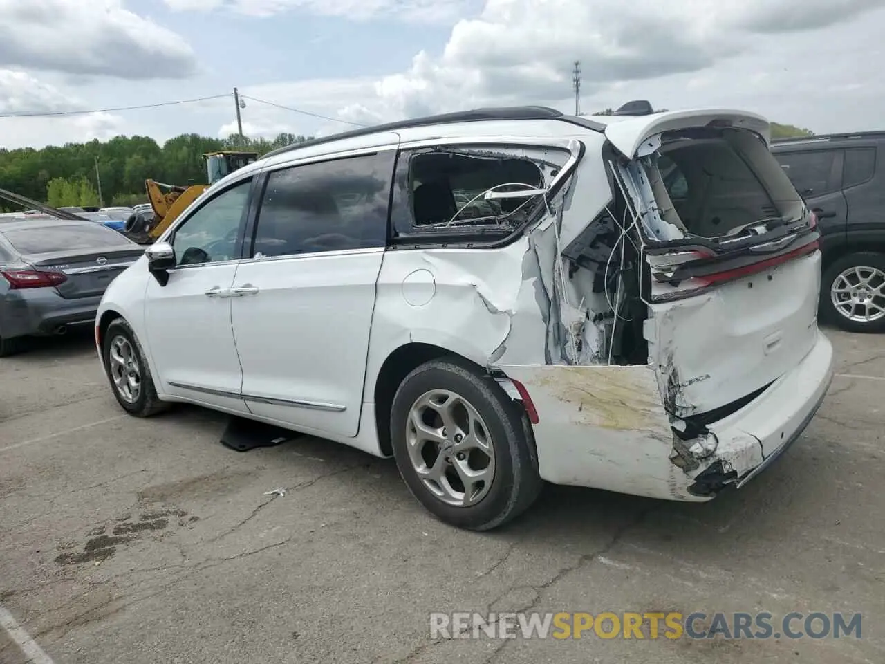 2 Photograph of a damaged car 2C4RC1GG2PR530879 CHRYSLER PACIFICA 2023