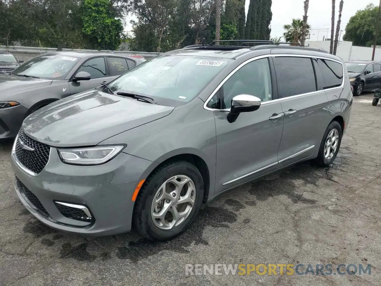 1 Photograph of a damaged car 2C4RC1GG9PR566228 CHRYSLER PACIFICA 2023