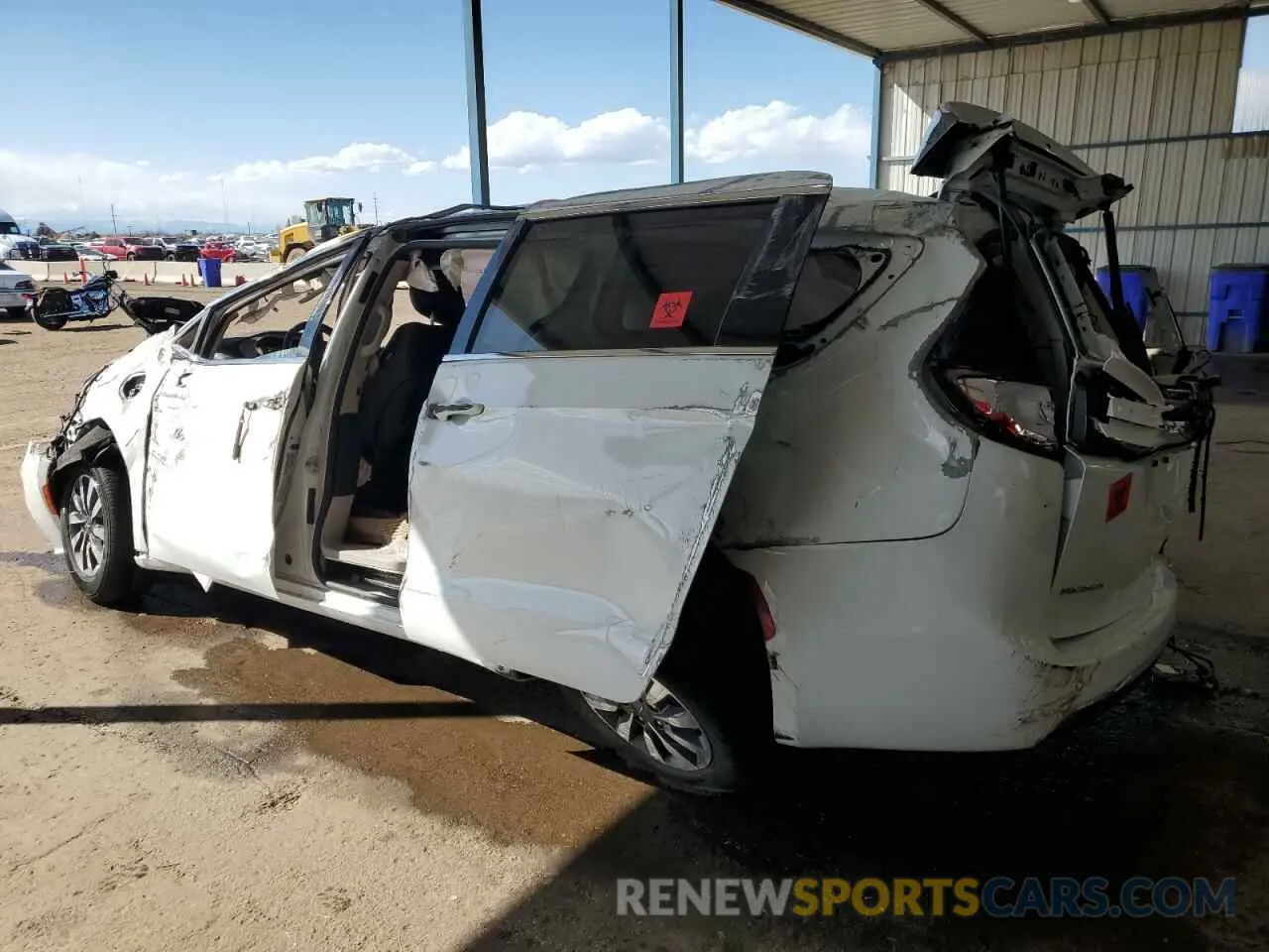 2 Photograph of a damaged car 2C4RC1L79PR554313 CHRYSLER PACIFICA 2023