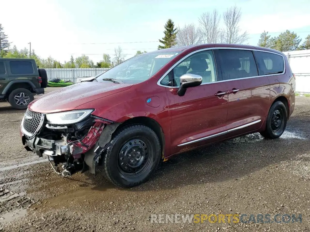 1 Photograph of a damaged car 2C4RC1S70PR557019 CHRYSLER PACIFICA 2023