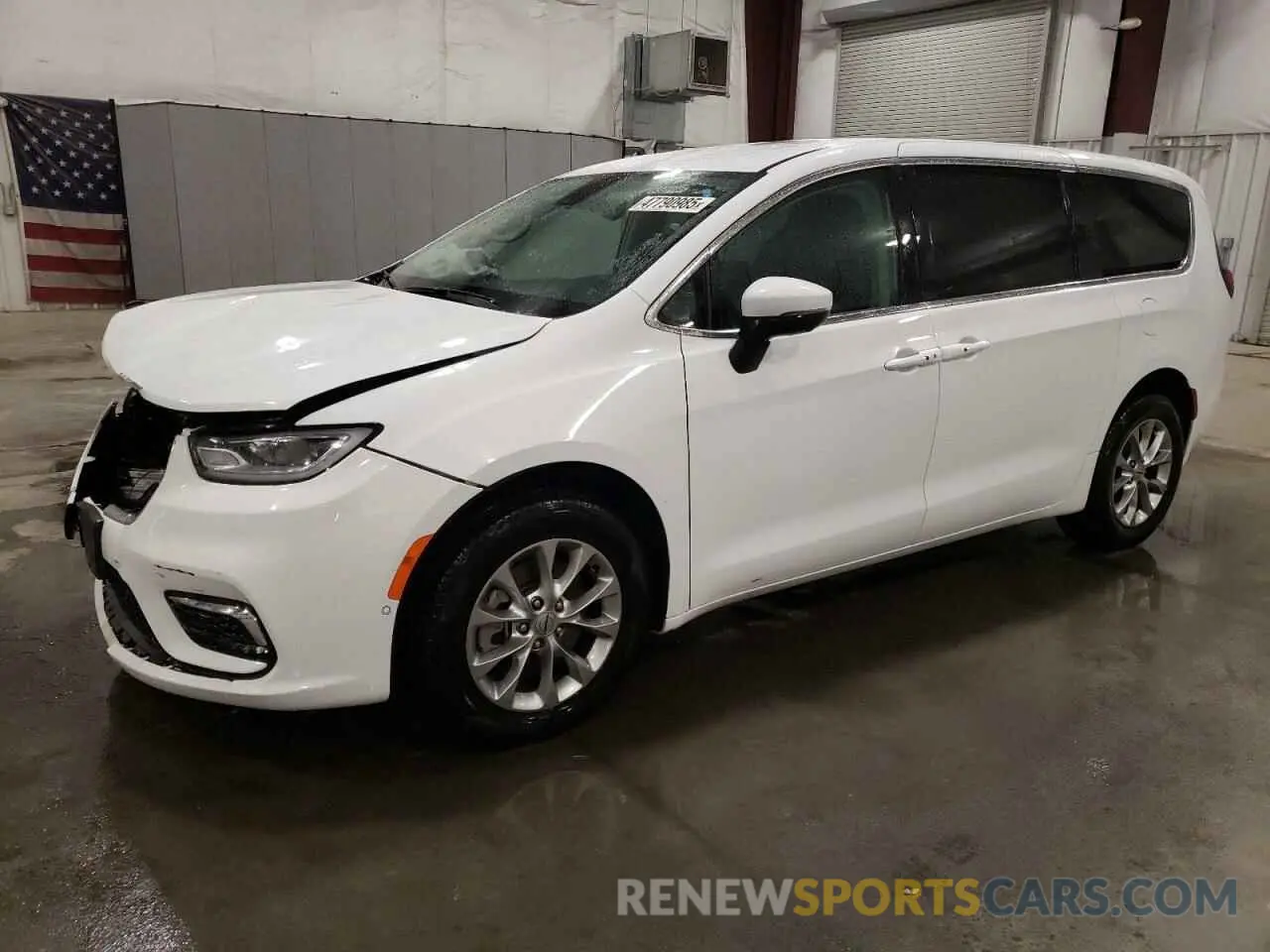 1 Photograph of a damaged car 2C4RC3BG0PR600494 CHRYSLER PACIFICA 2023