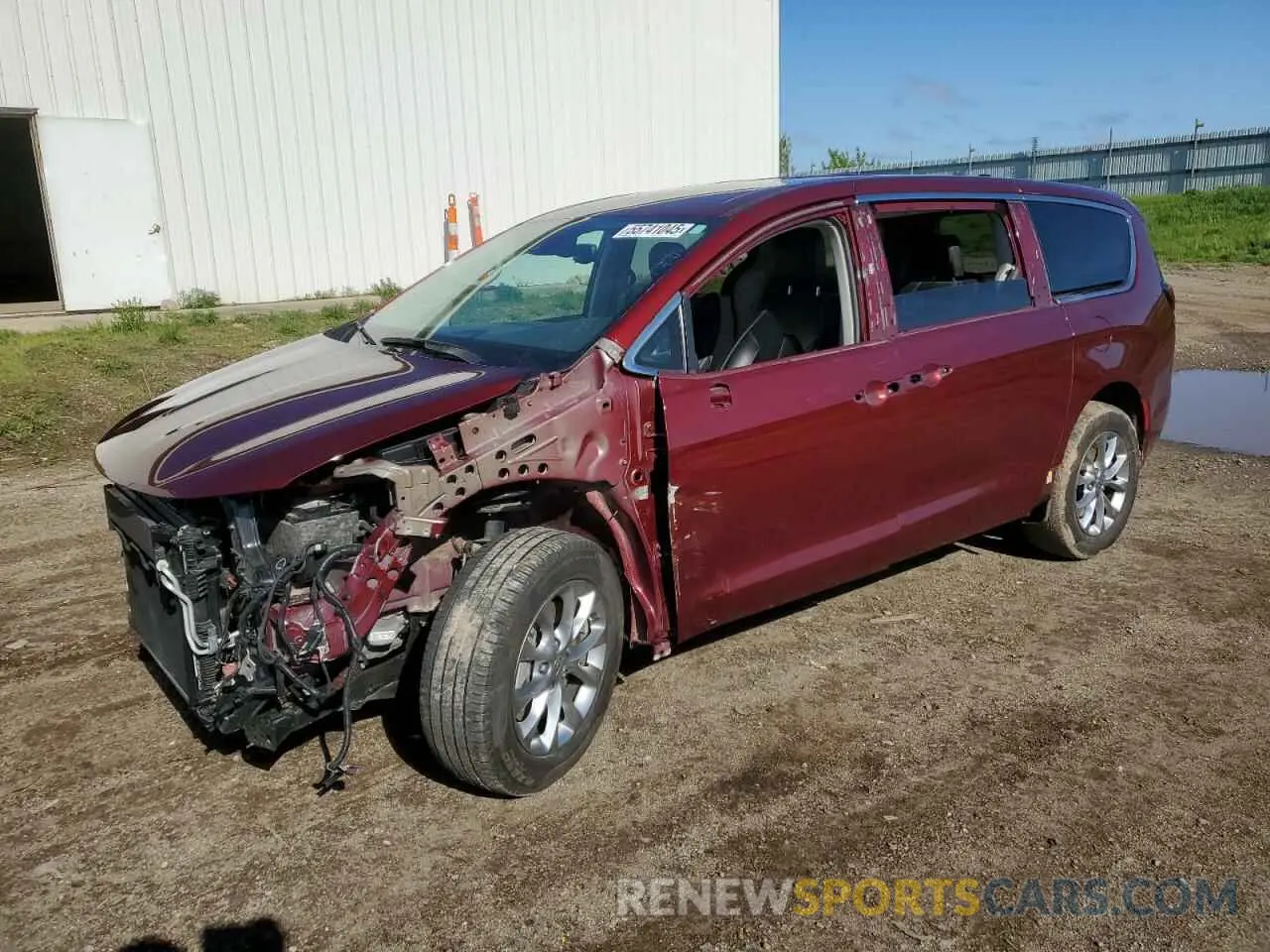 1 Photograph of a damaged car 2C4RC3BG4PR545984 CHRYSLER PACIFICA 2023