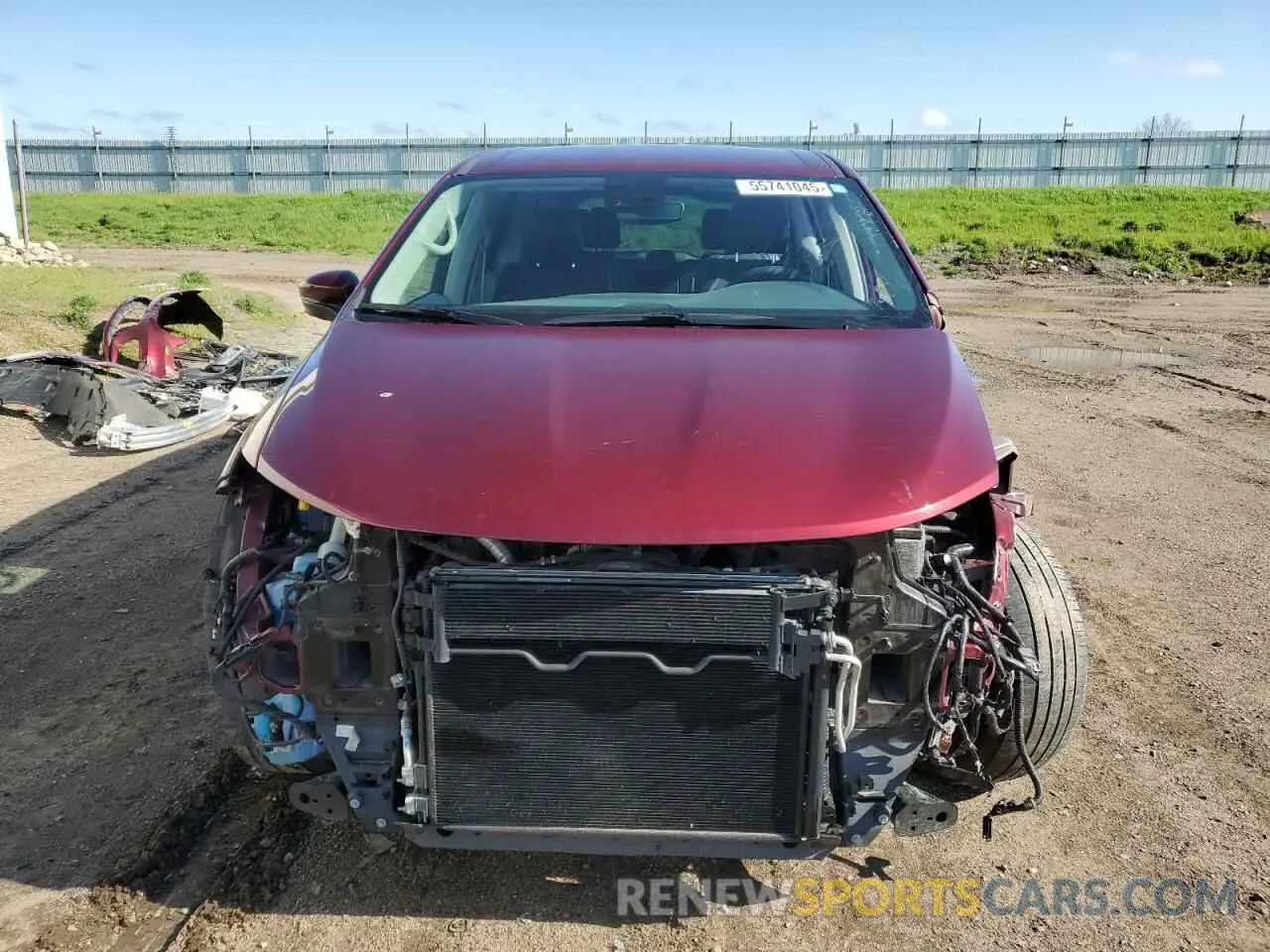 5 Photograph of a damaged car 2C4RC3BG4PR545984 CHRYSLER PACIFICA 2023