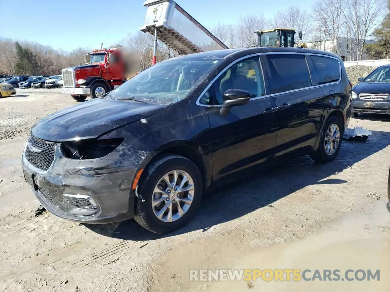 1 Photograph of a damaged car 2C4RC3BG9PR528145 CHRYSLER PACIFICA 2023