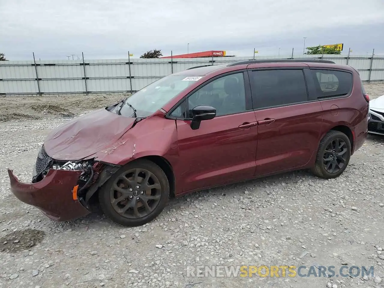 1 Photograph of a damaged car 2C4RC3GG1PR576943 CHRYSLER PACIFICA 2023