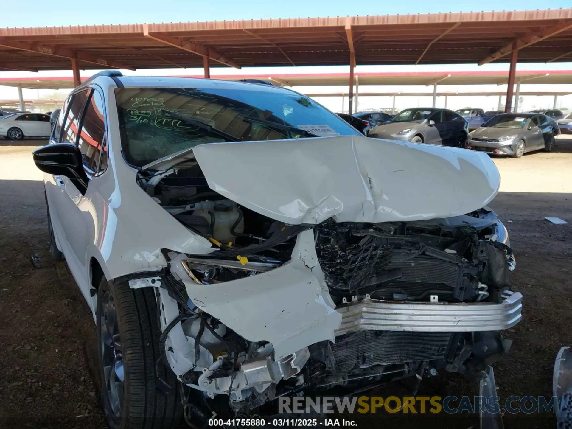 1 Photograph of a damaged car 2C4RC1BG0RR117000 CHRYSLER PACIFICA 2024