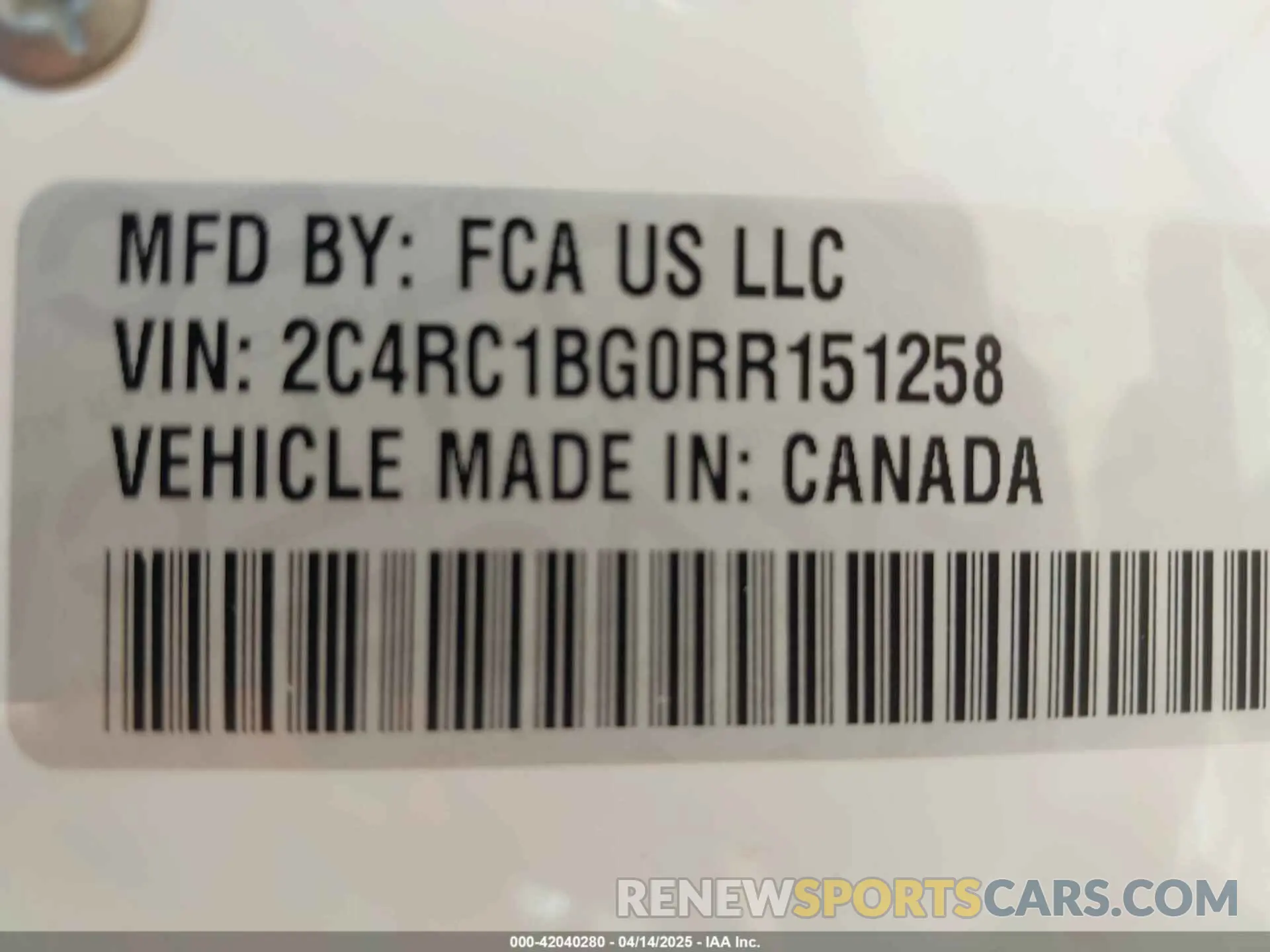 9 Photograph of a damaged car 2C4RC1BG0RR151258 CHRYSLER PACIFICA 2024