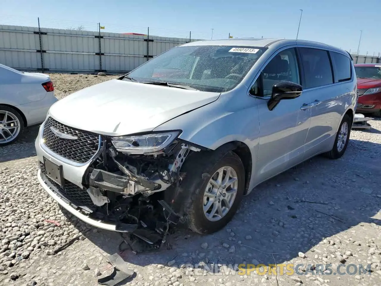 1 Photograph of a damaged car 2C4RC1BG0RR189704 CHRYSLER PACIFICA 2024