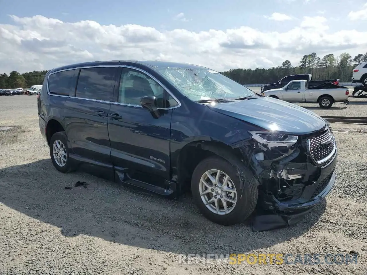4 Photograph of a damaged car 2C4RC1BG2RR183306 CHRYSLER PACIFICA 2024