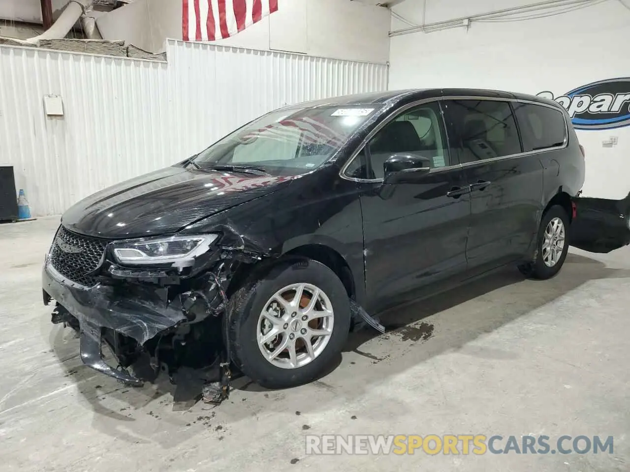 1 Photograph of a damaged car 2C4RC1BG2RR187100 CHRYSLER PACIFICA 2024