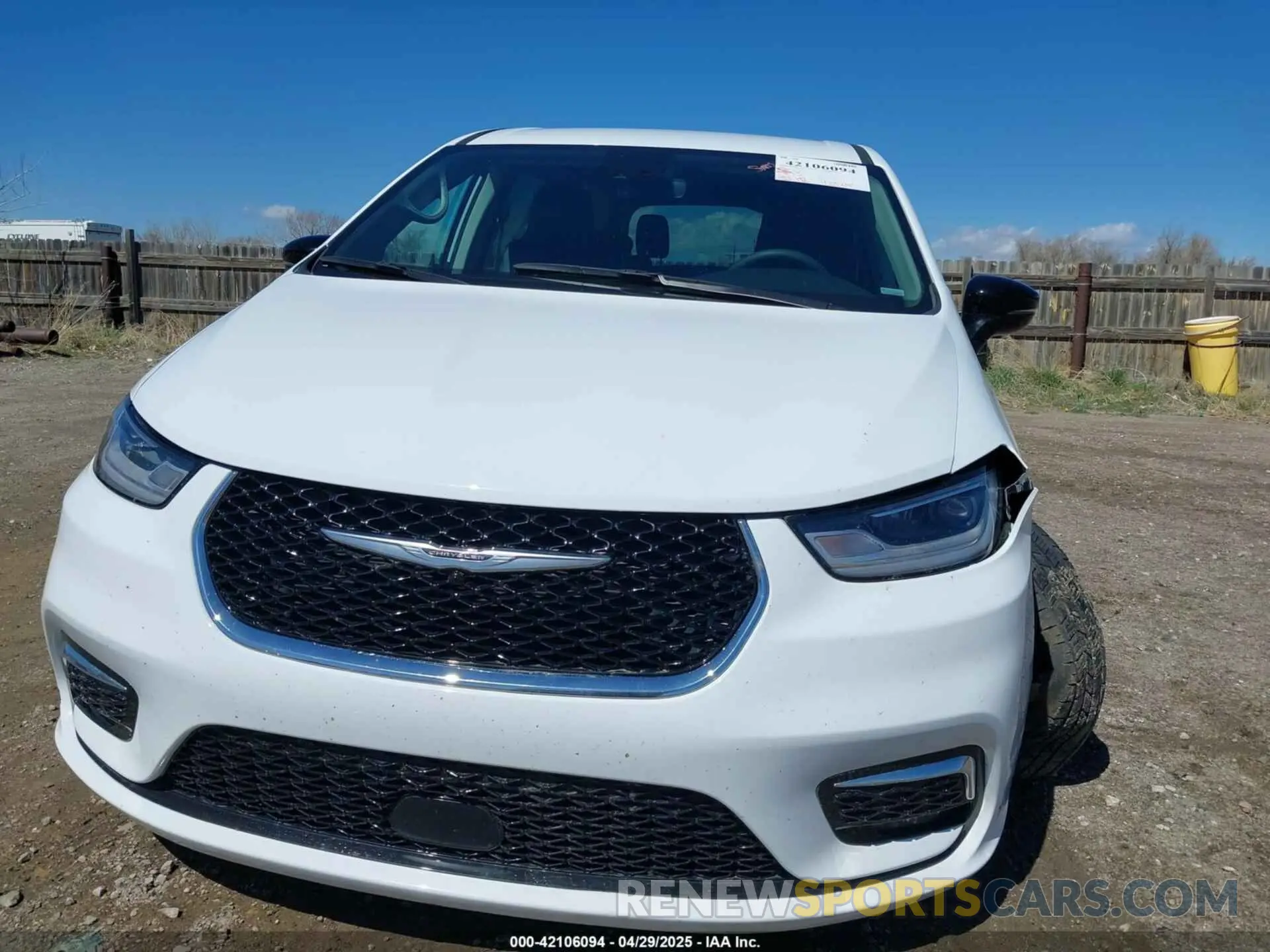 13 Photograph of a damaged car 2C4RC1BG4RR129831 CHRYSLER PACIFICA 2024