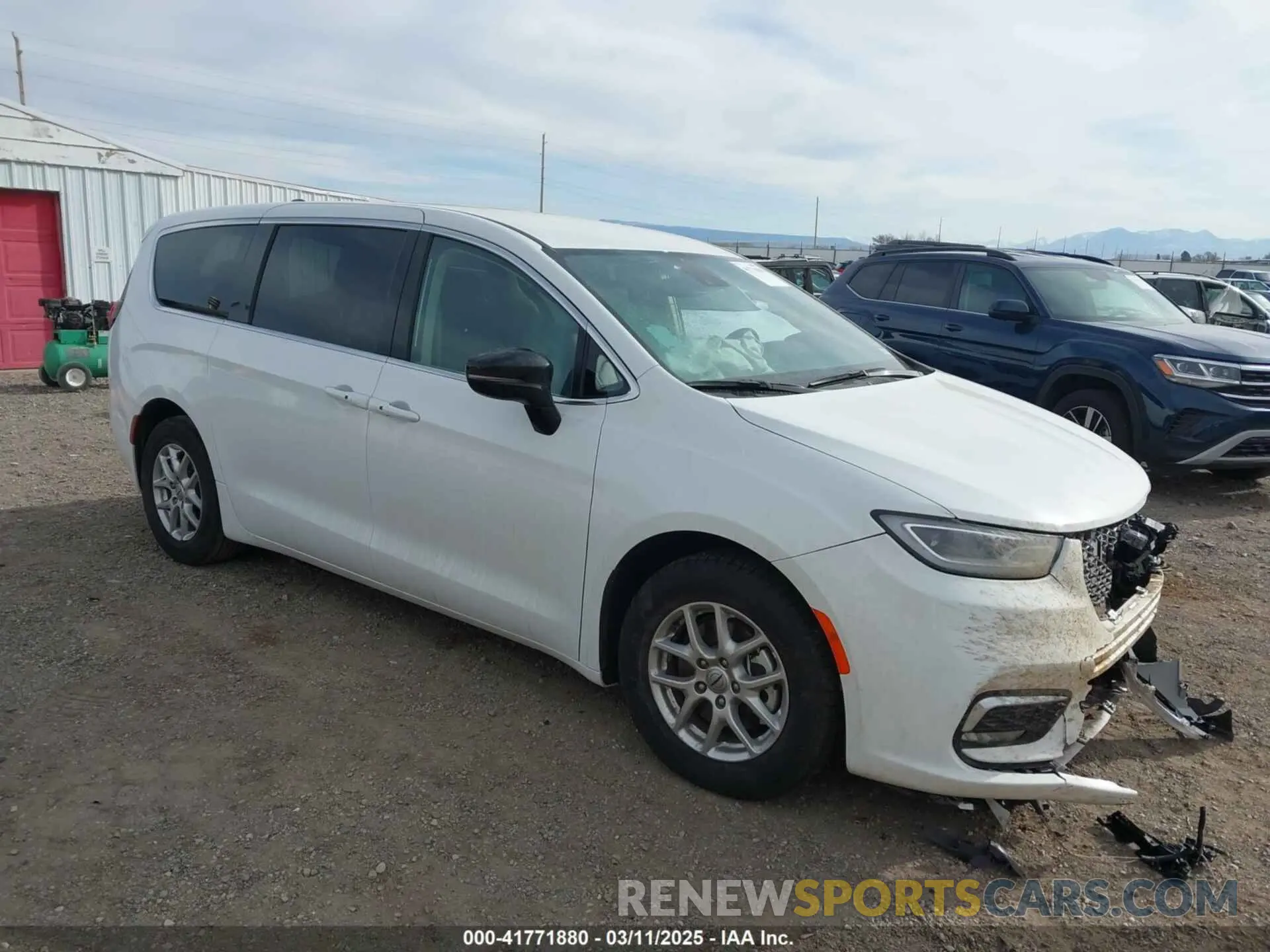 1 Photograph of a damaged car 2C4RC1BG7RR182975 CHRYSLER PACIFICA 2024